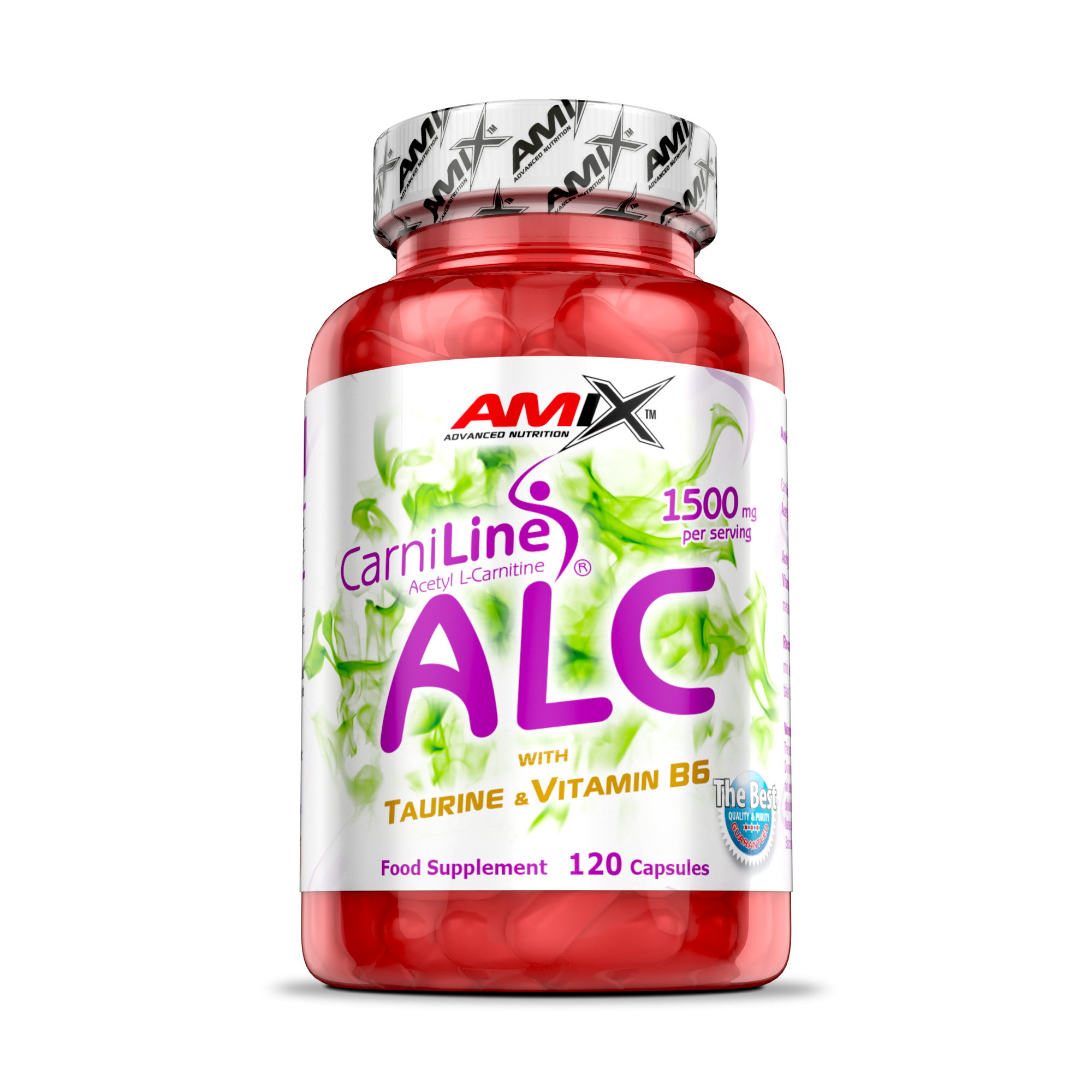 L-carnitine Aminoácido Amix 120 Cápsulas