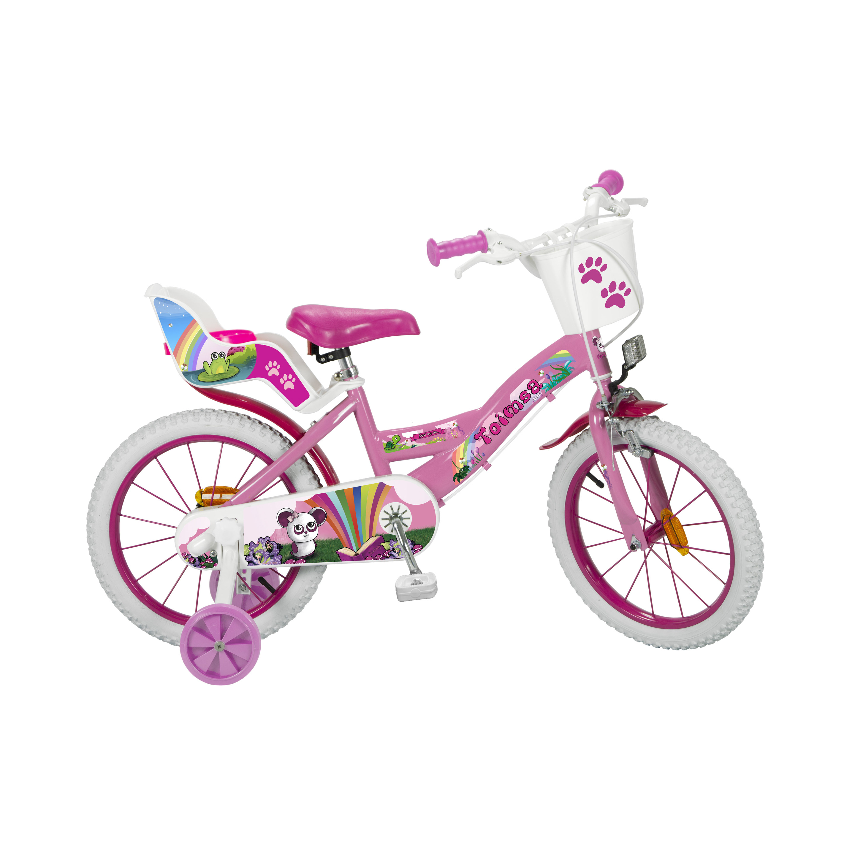 Bicicleta 16" Toimsa Fantasy - rosa - 