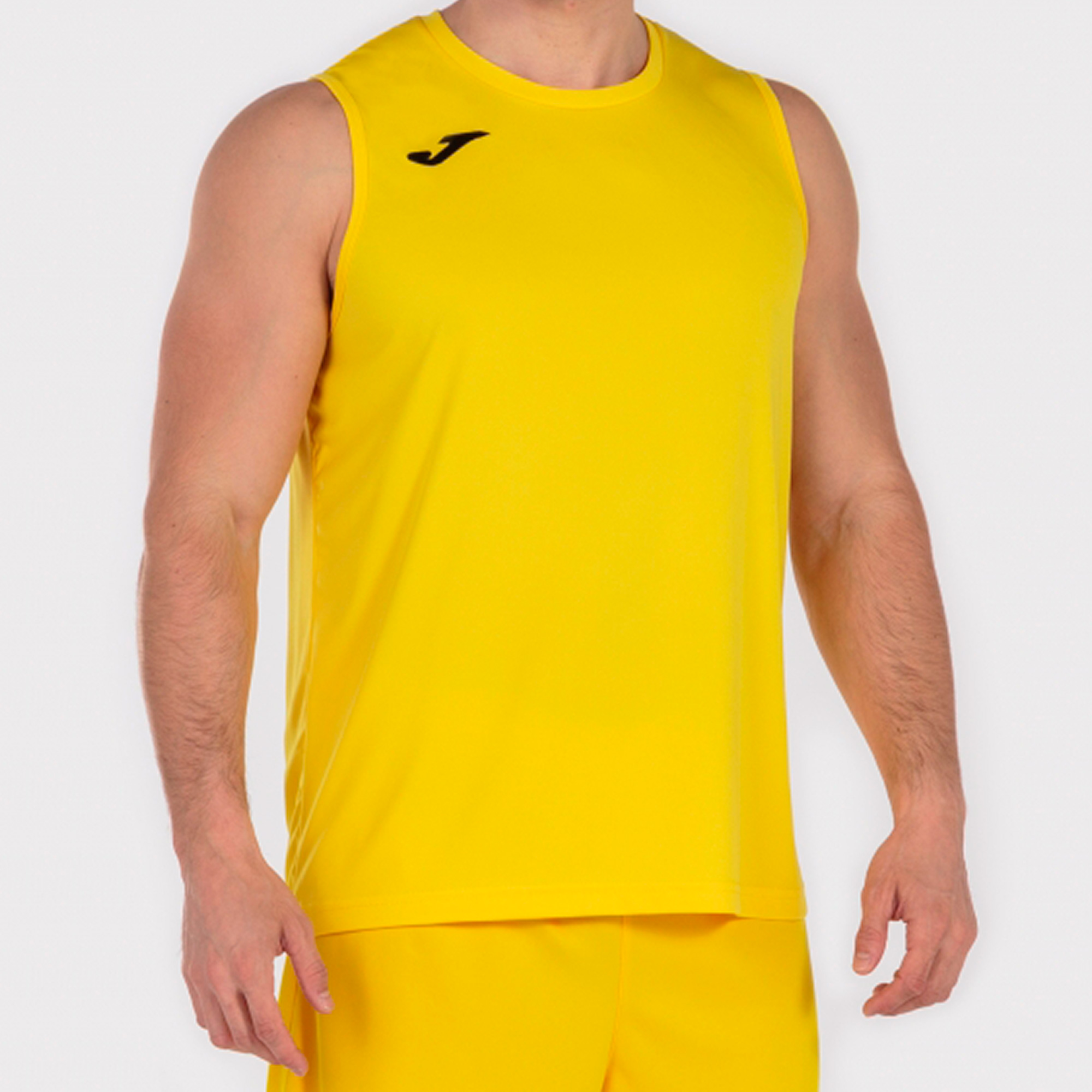 T-shirt De Alça Joma Combi Basket Amarelo