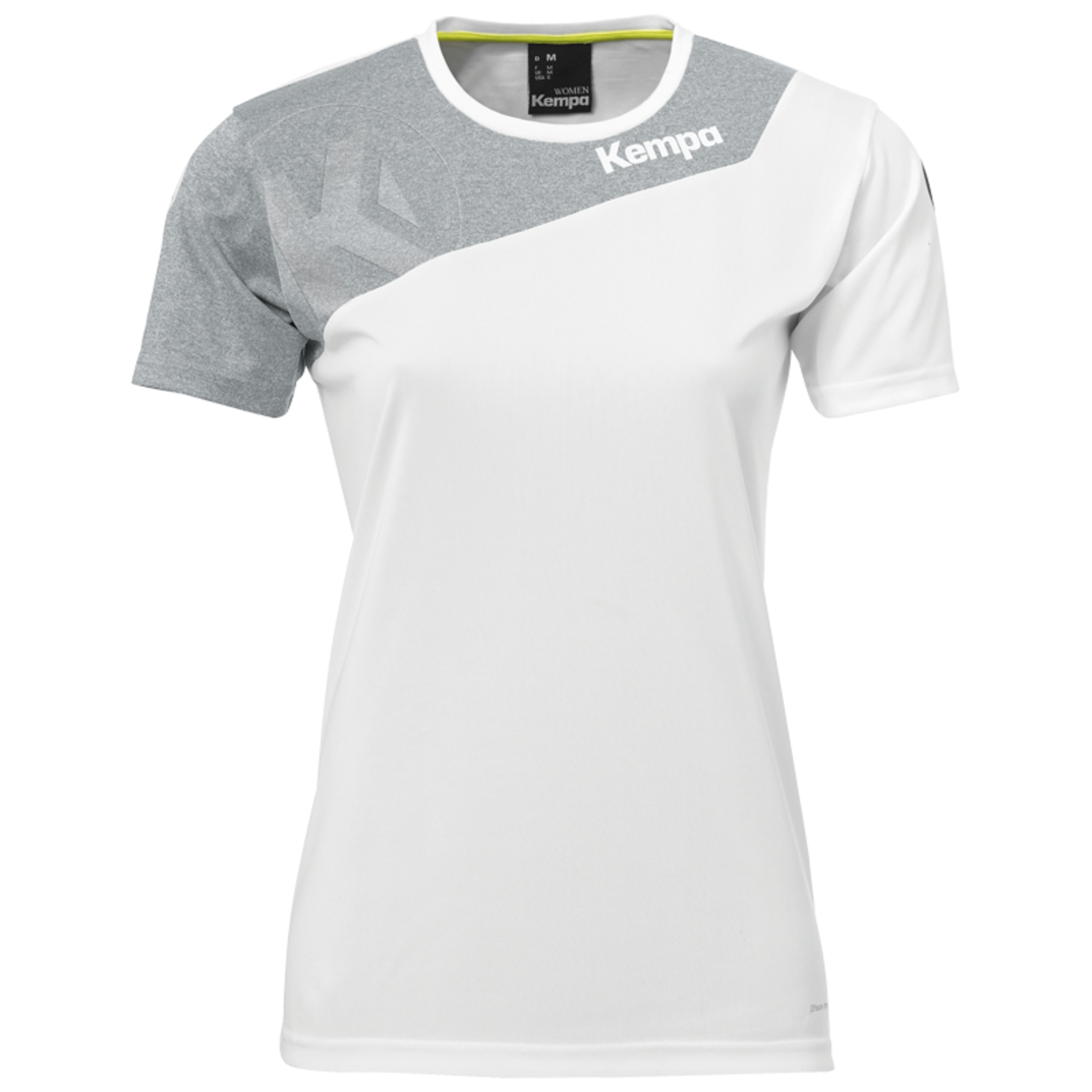 Core 2.0 Shirt Women Blanco/gris Oscuro Mezcla Kempa