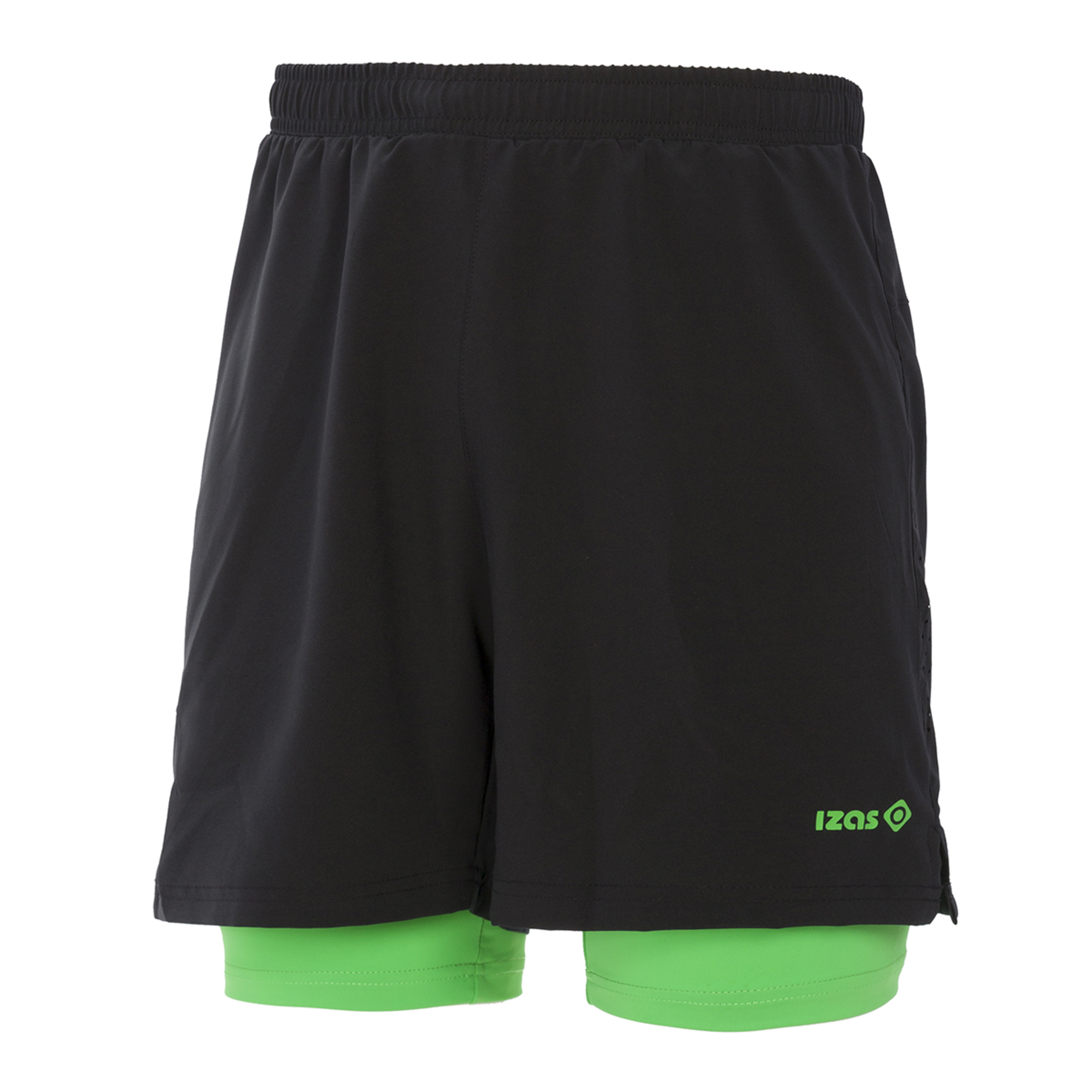 Pantalón Corto De Running Izas Ravier - negro-verde - 
