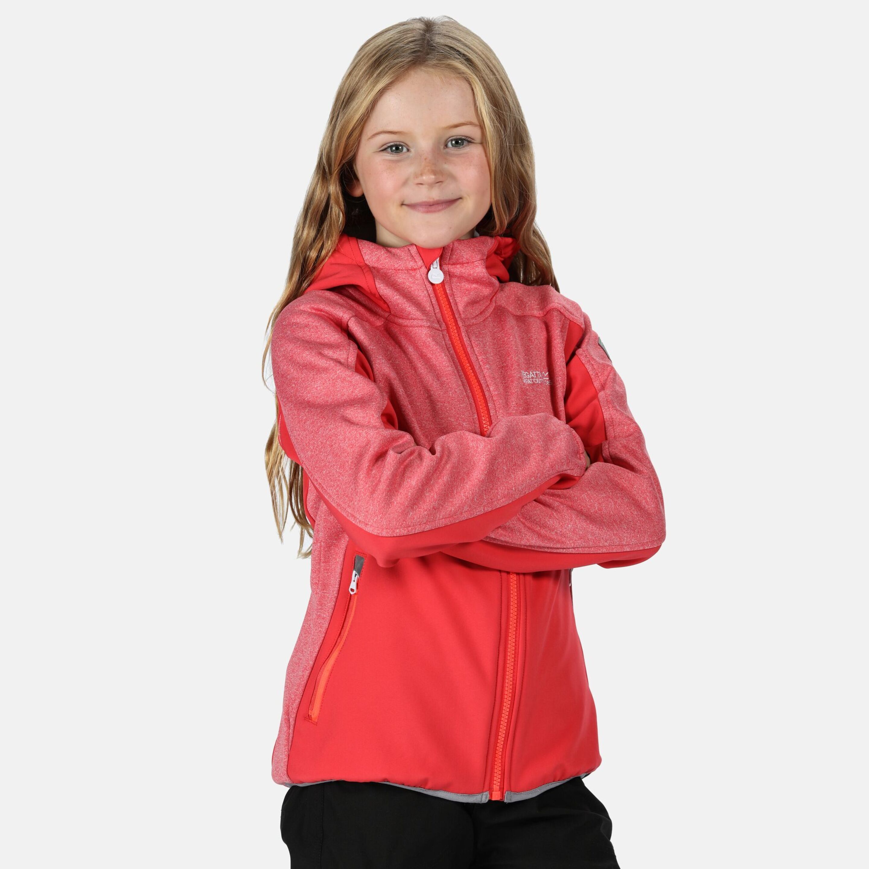 Chaqueta Softshell Bracknell Ii Para Niños Niñas Regatta (Fucsia)