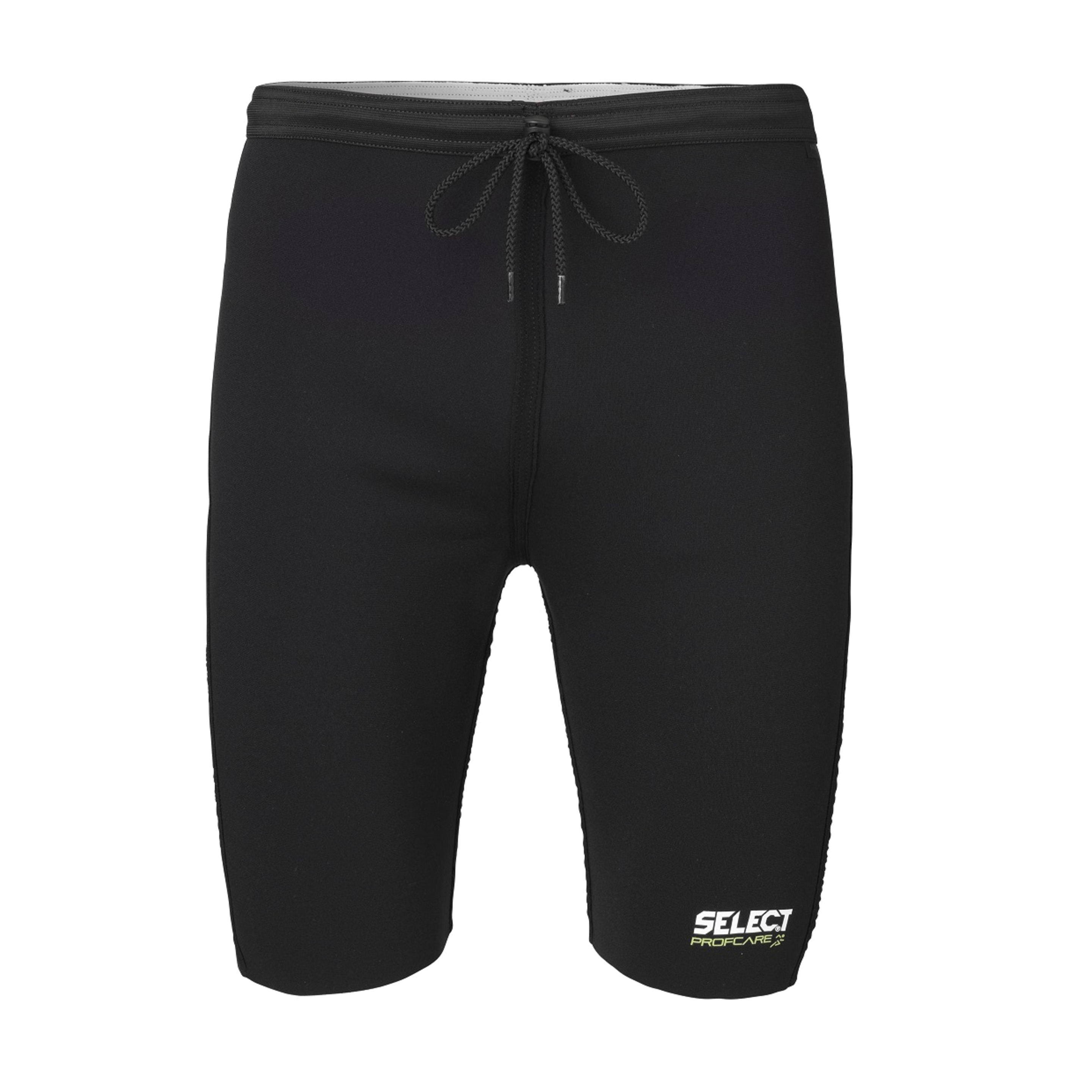Seleccione Los Pantalones Cortos Térmicos 6400 - Negro/Blanco - Bermuda Deportiva  MKP