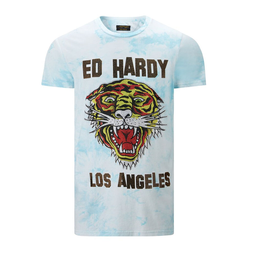 Camiseta Ed Hardy Los Tigre T-shirt - azul-turquesa - 