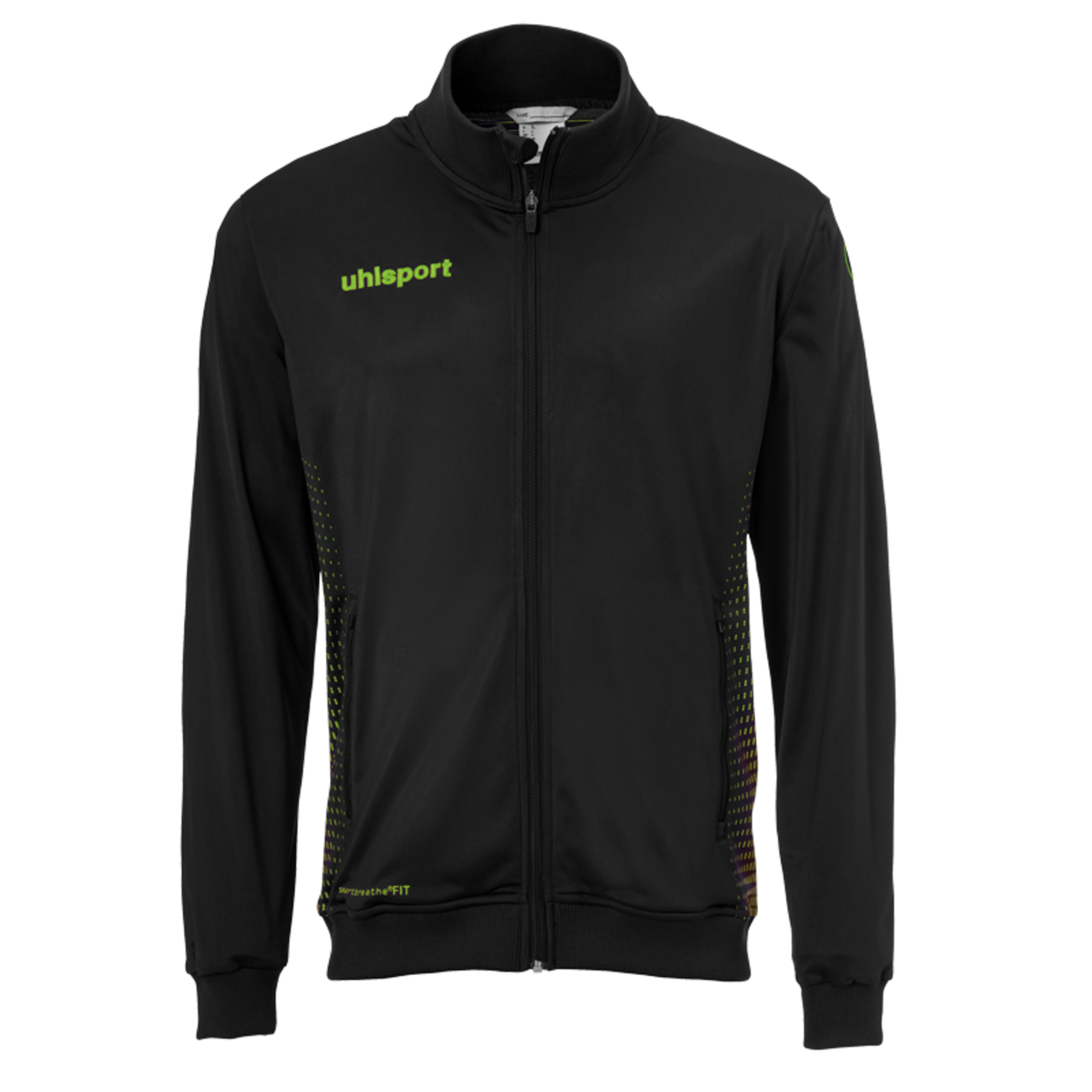 Score Track Jacket Negro/verde Fluor Uhlsport