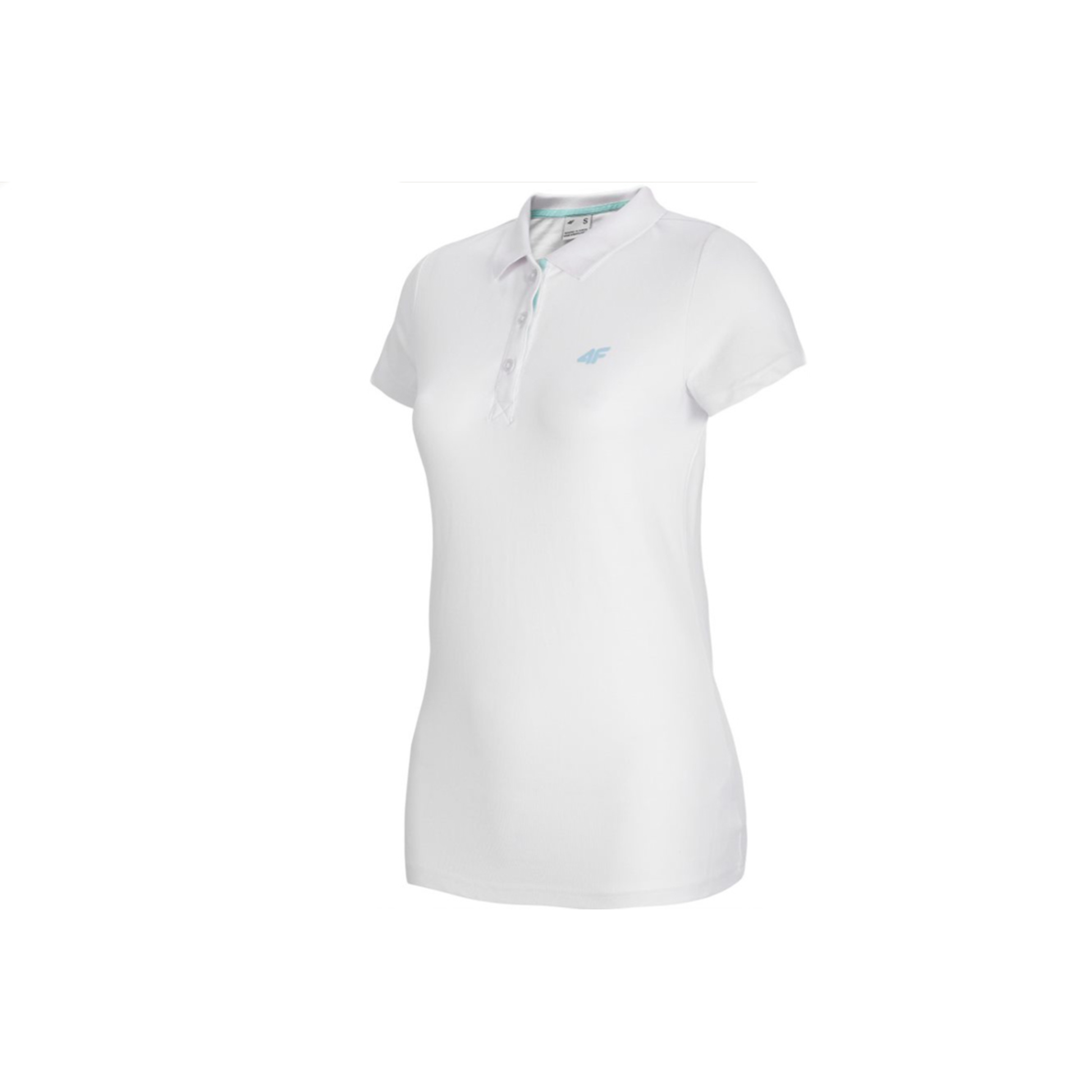 4f Women's T-shirt Polo Nosh4-tsd007-10s - blanco - 