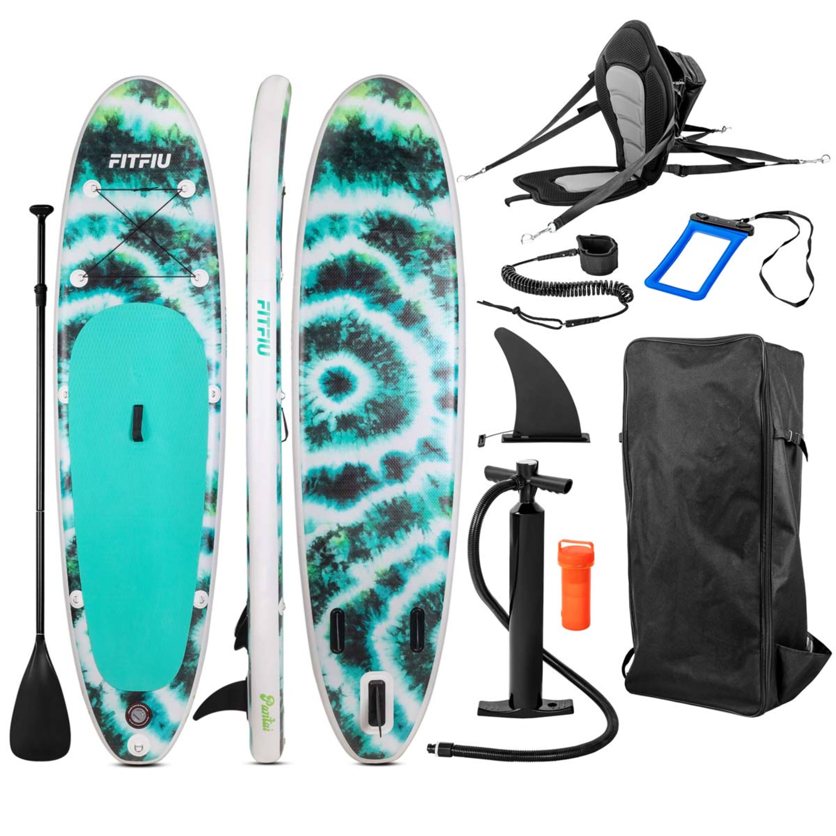 Tabla Paddle Surf Hinchable Fitfiu Con Accesorios Y Diseño Tie-dye