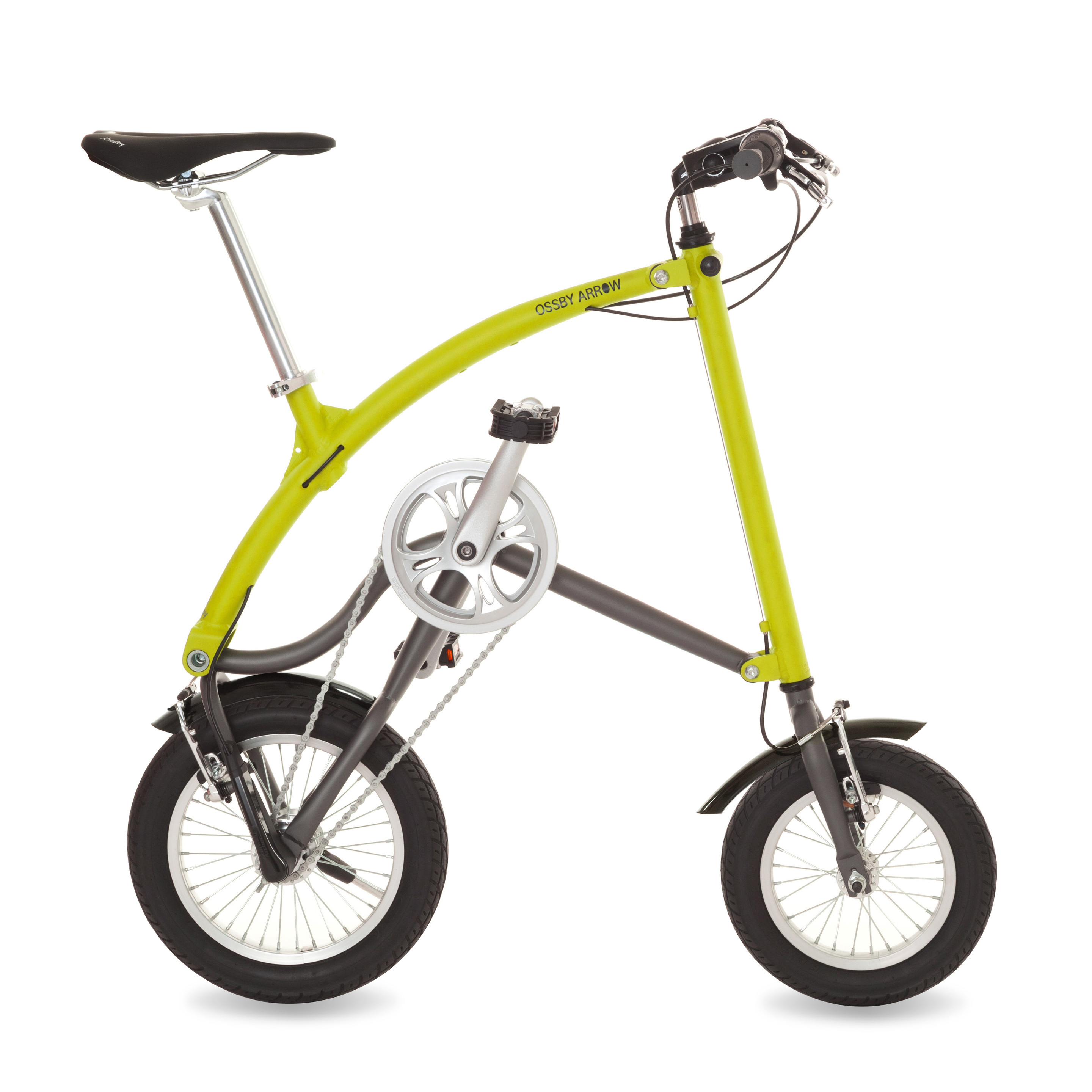 Bicicleta Plegable Ossby Arrow Amarillo 3 Velocidades