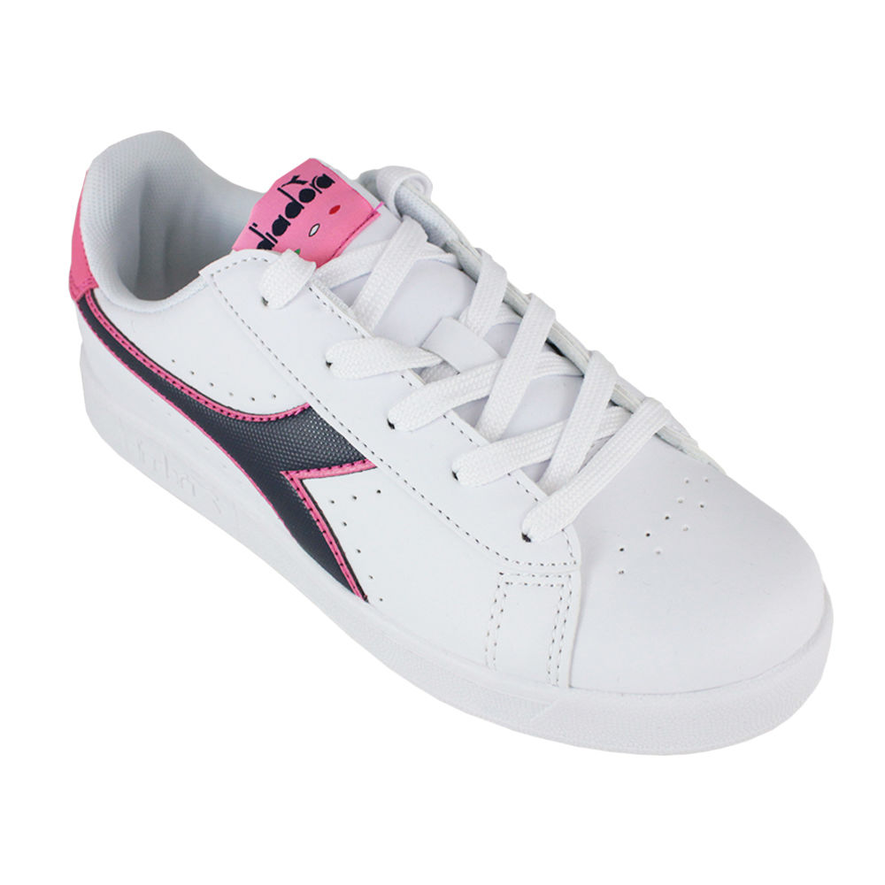 Zapatillas Diadora 101.173323 01 C8593 White/black Iris/pink Pas  MKP