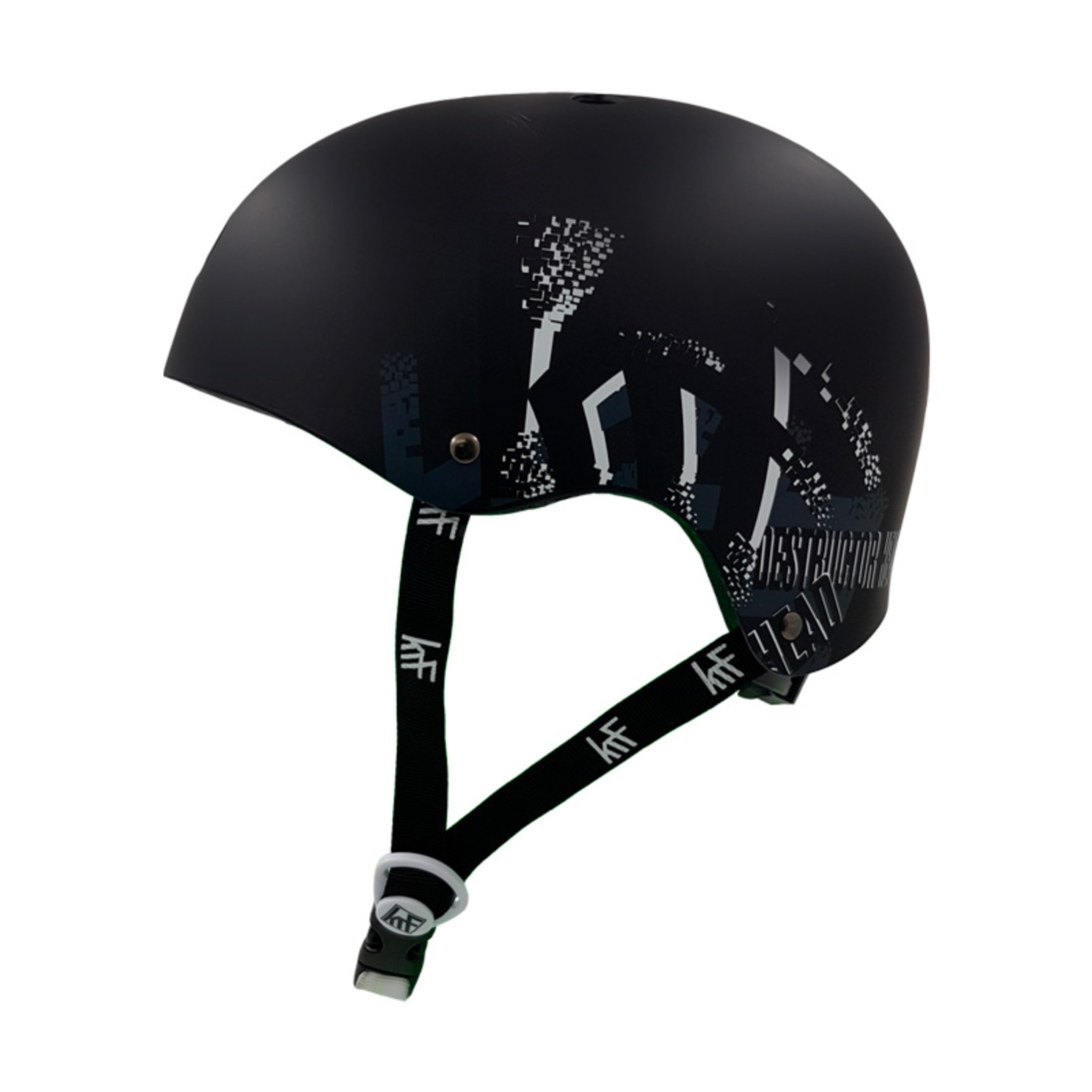 Krf Casco Protector Destructor Negro/blanco