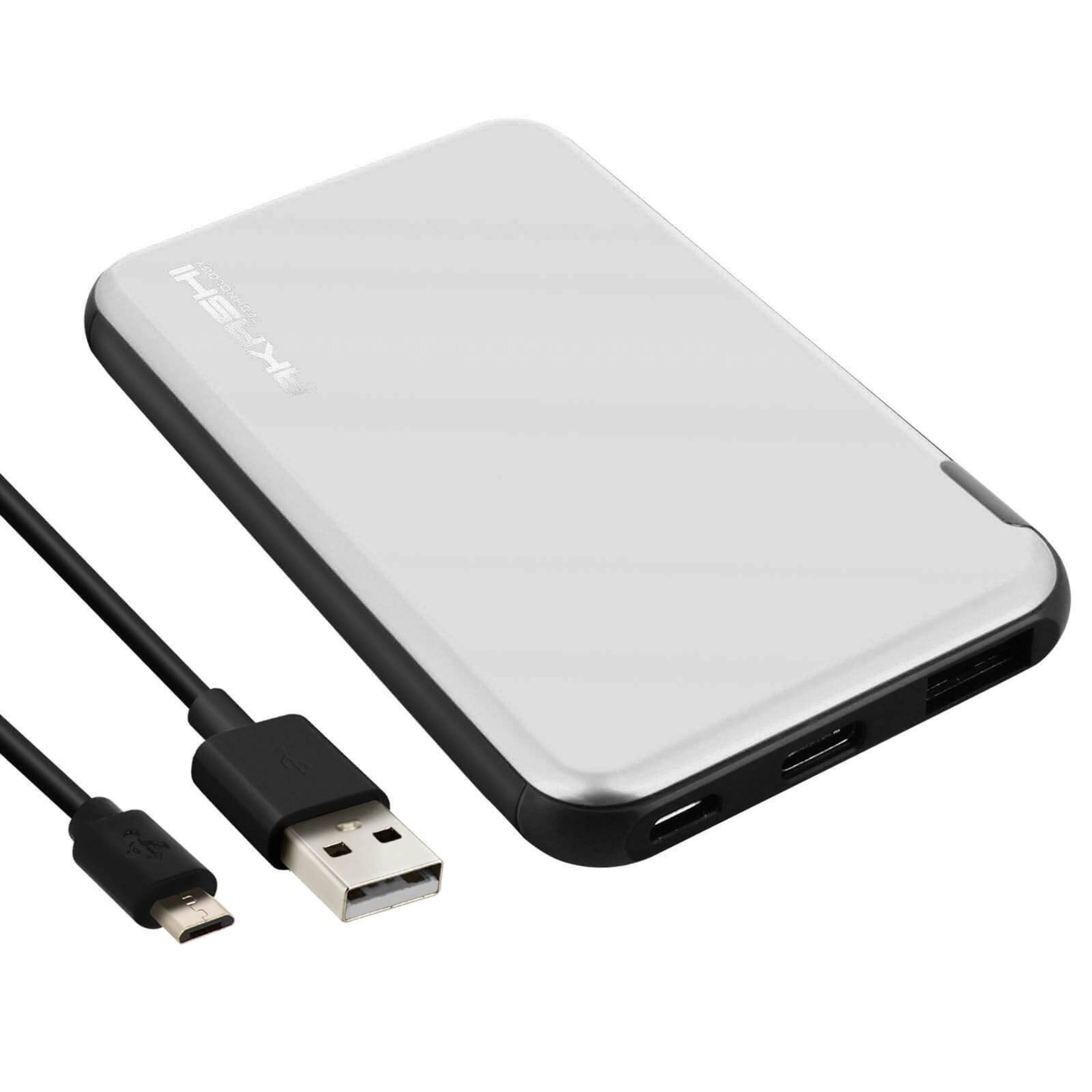 Powerbank Akshi 5000 Mah Carga Rápida 2.1a 1xusb