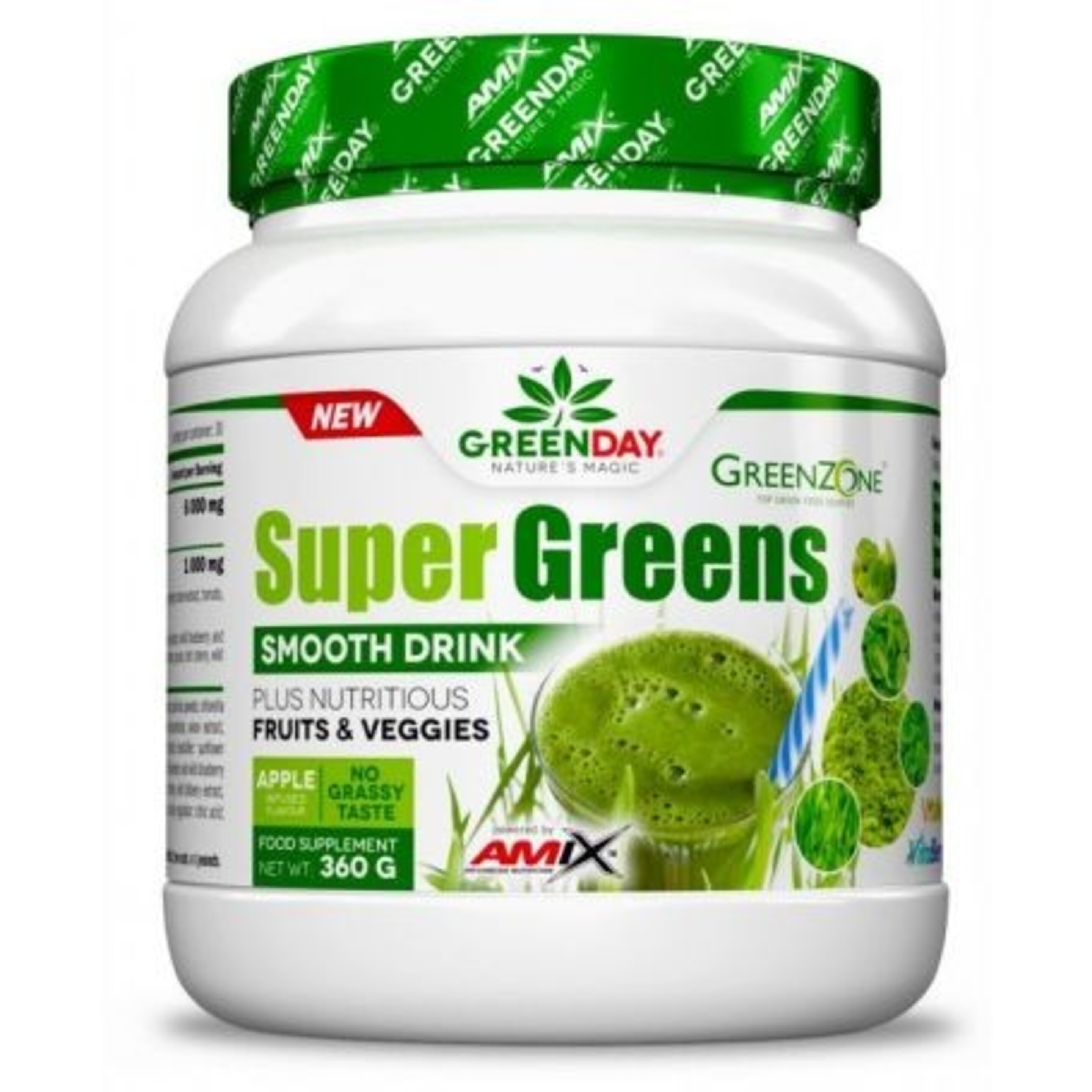 Greenday Super Greens Smooth Drink Antioxidantes 360 Gr