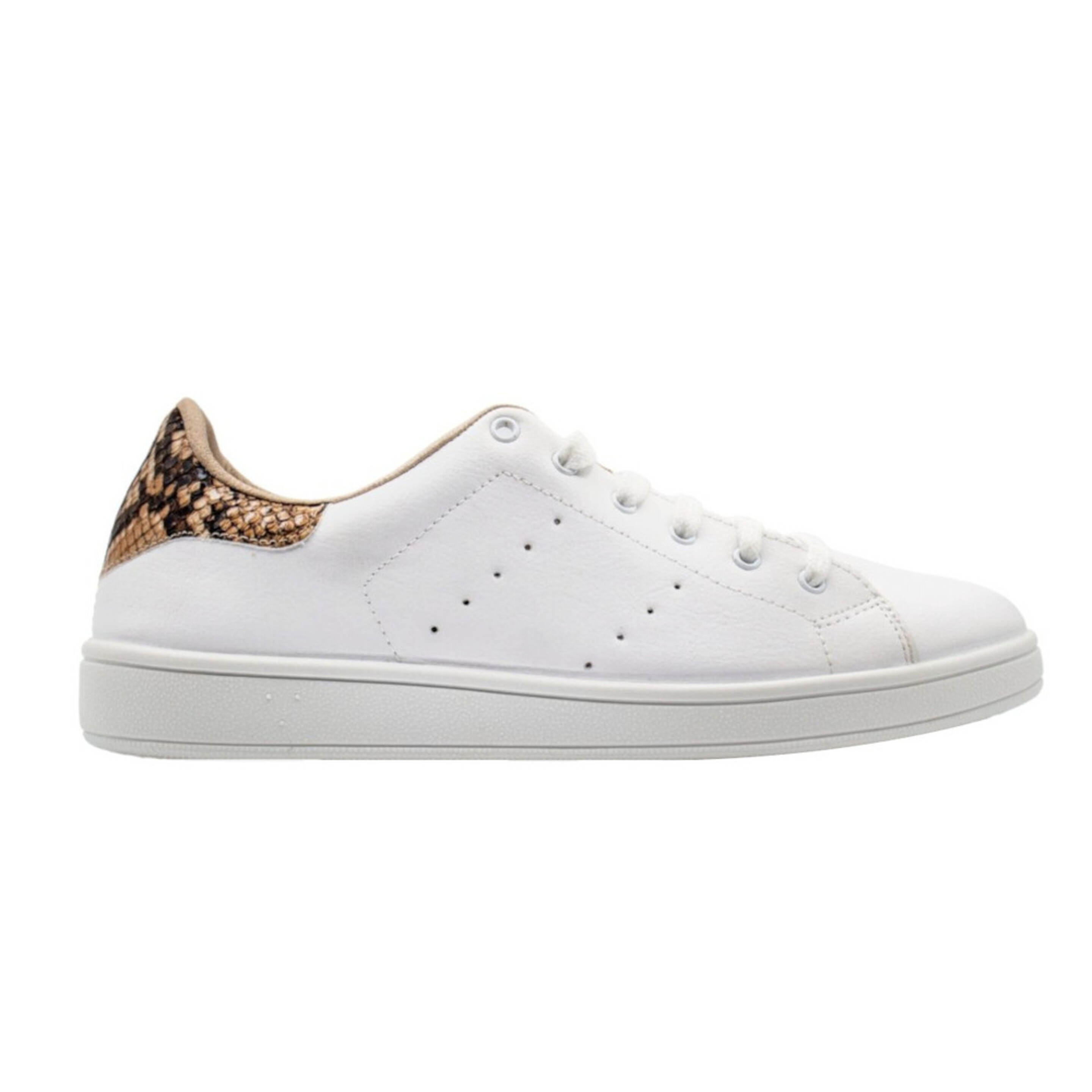 Sneaker Owlet Shoes Python - blanco-amarillo - 