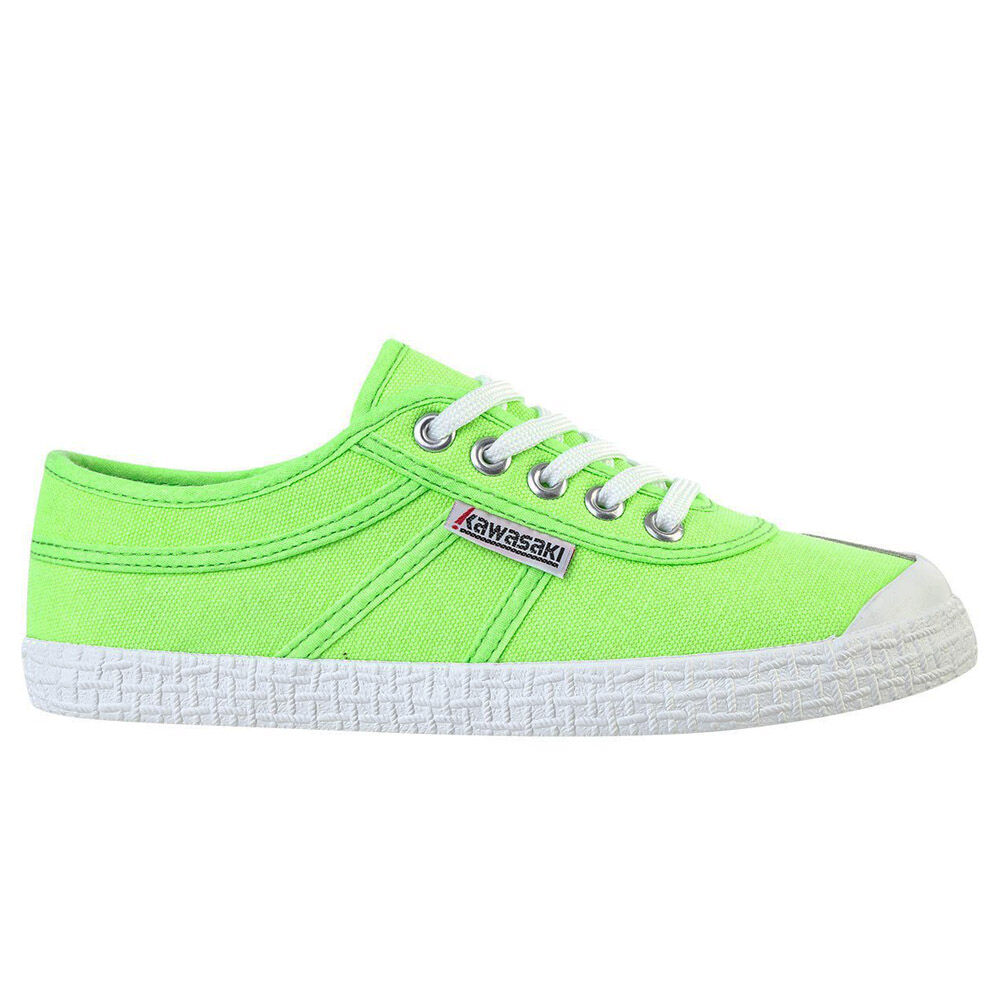 Sapatilhas Kawasaki Footwear Original Neon Canvas Shoe - verde-fluor - 