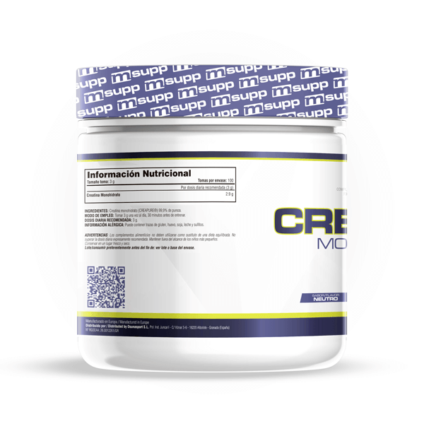 Creatina (Creapure®) - 300g De Mm Supplements Sabor Neutro