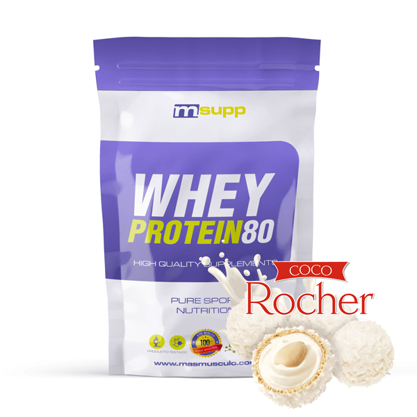 Whey Protein80 - 500g De Mm Supplements Sabor Coco Rocher