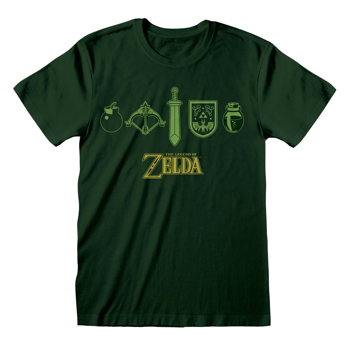 Camisola De Manga Curta The Legend Of Zelda Icons