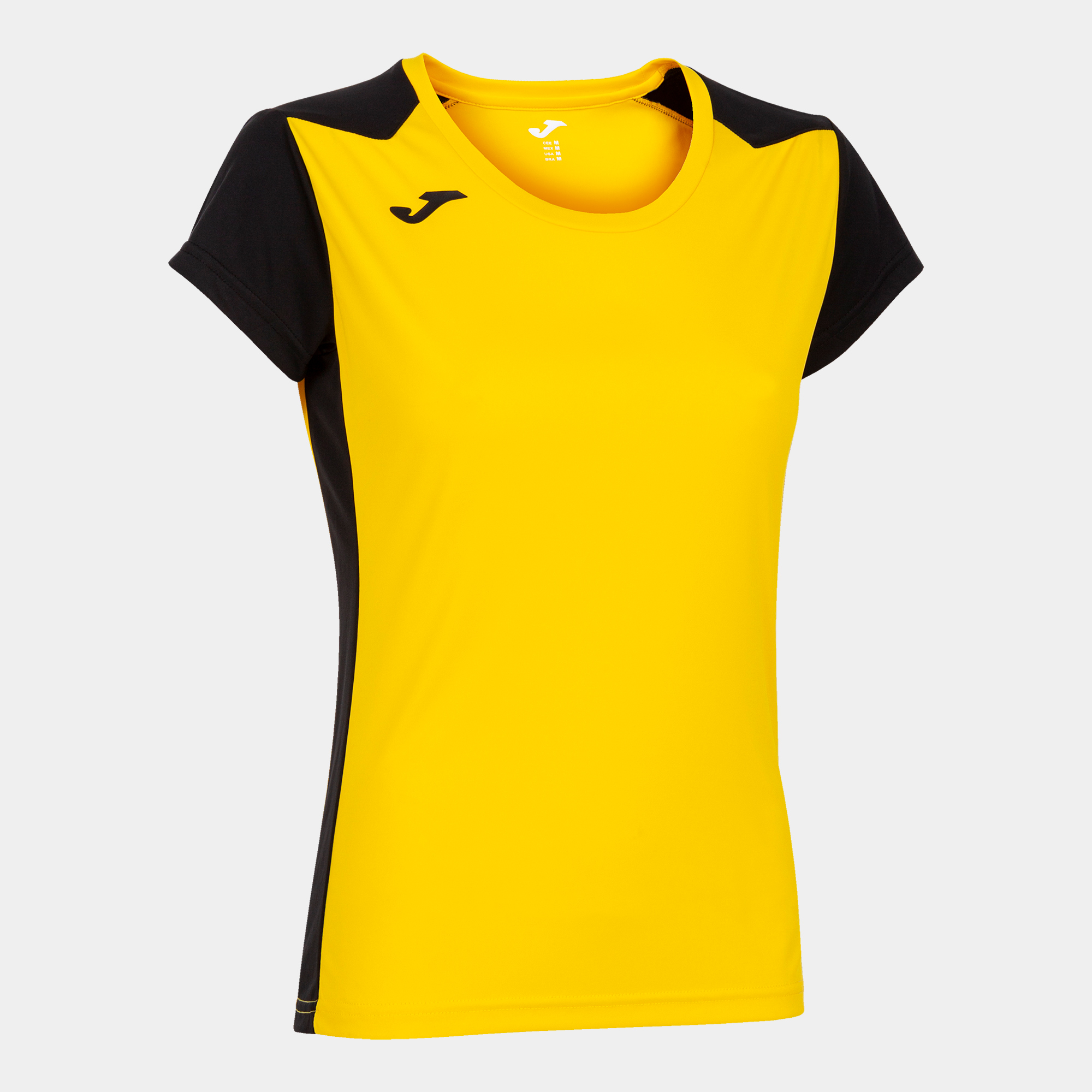Camiseta Manga Corta Joma Record Ii - amarillo-negro - 