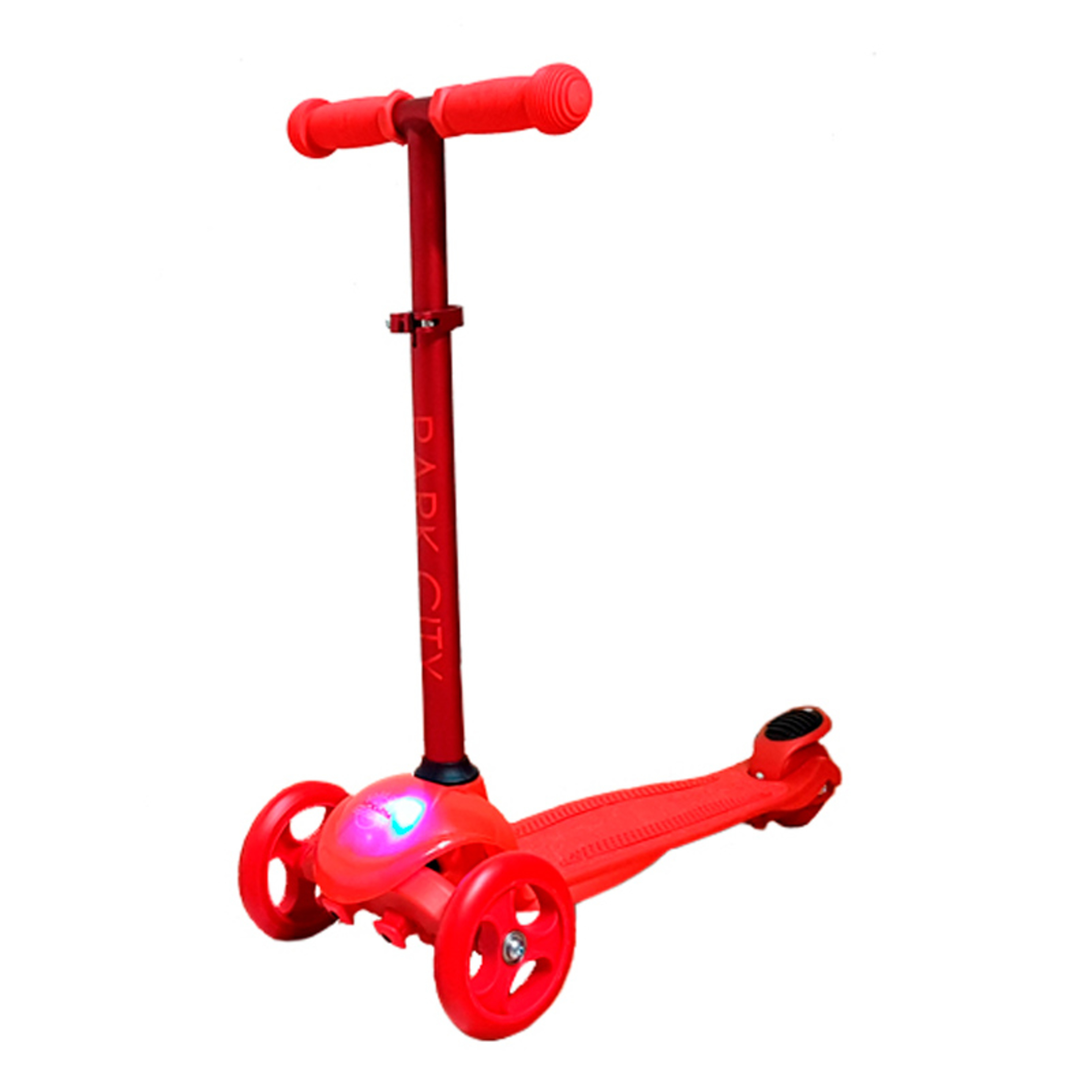 Park City Tri Scooter Rojo Deluxe Con Luces