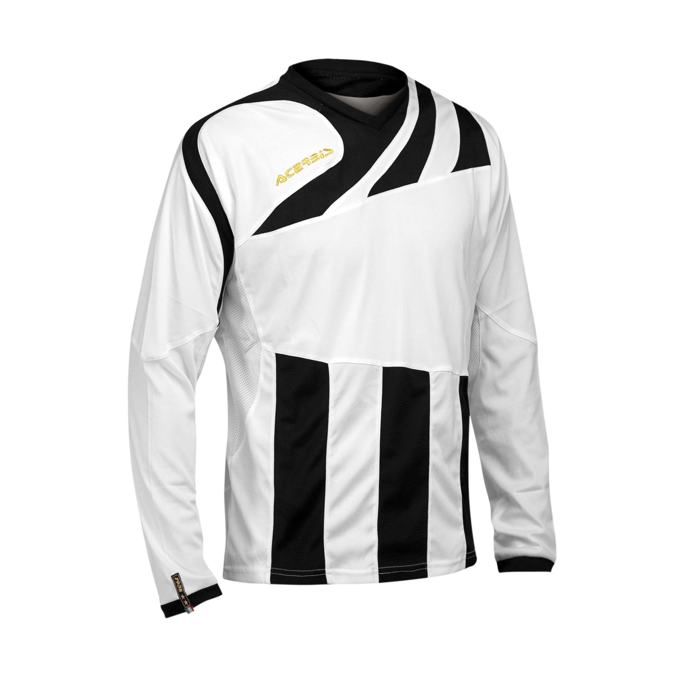 Camiseta Acerbis Mira Manga Larga - blanco-negro - 