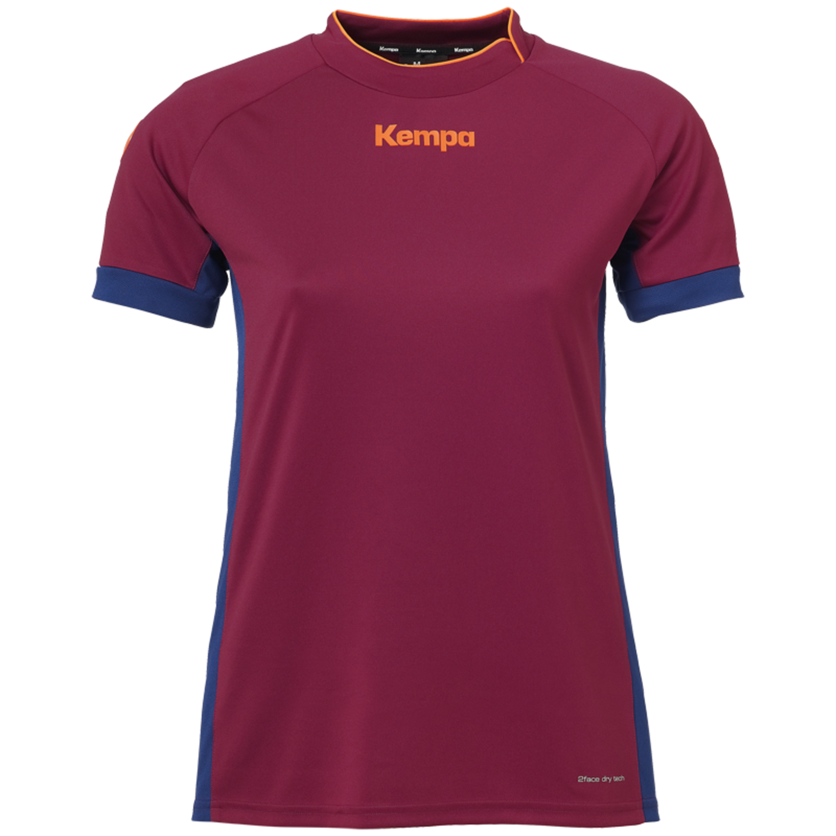 Prime Shirt Women Rojo Oscuro/azul Deep Kempa