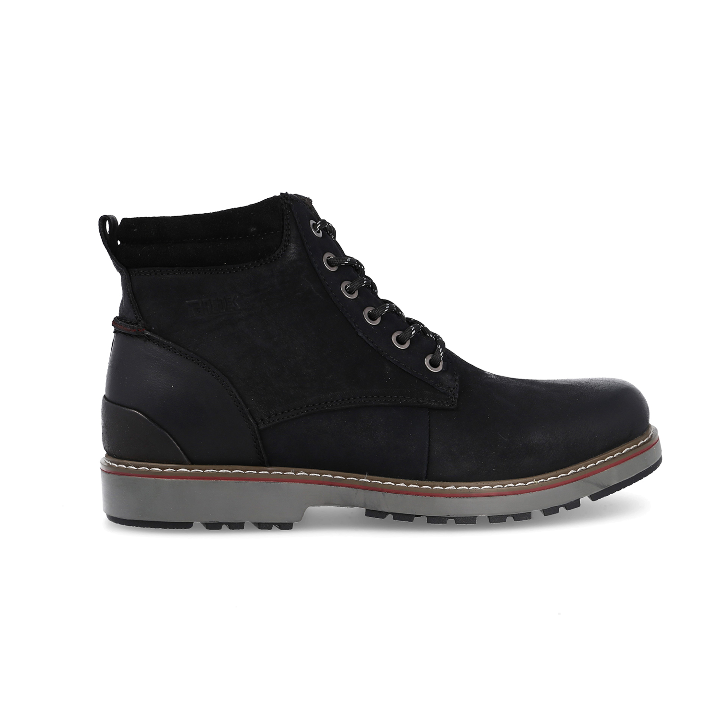 Bota De Piel Paredes, Modelo Mc Fly, Color Negro, Resistente