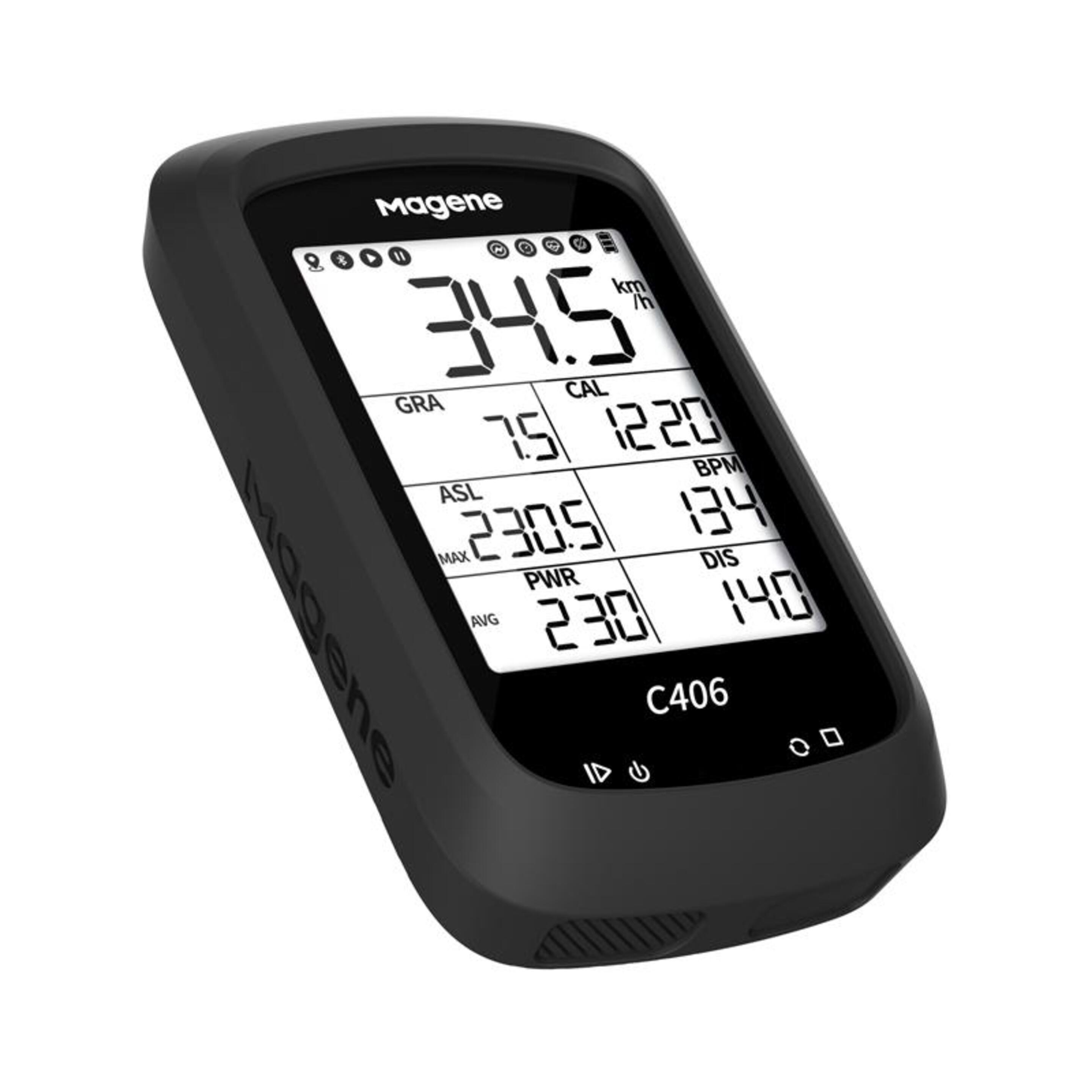 Ciclo Computador Gps Ges Magene C/ Soporte Y Funda