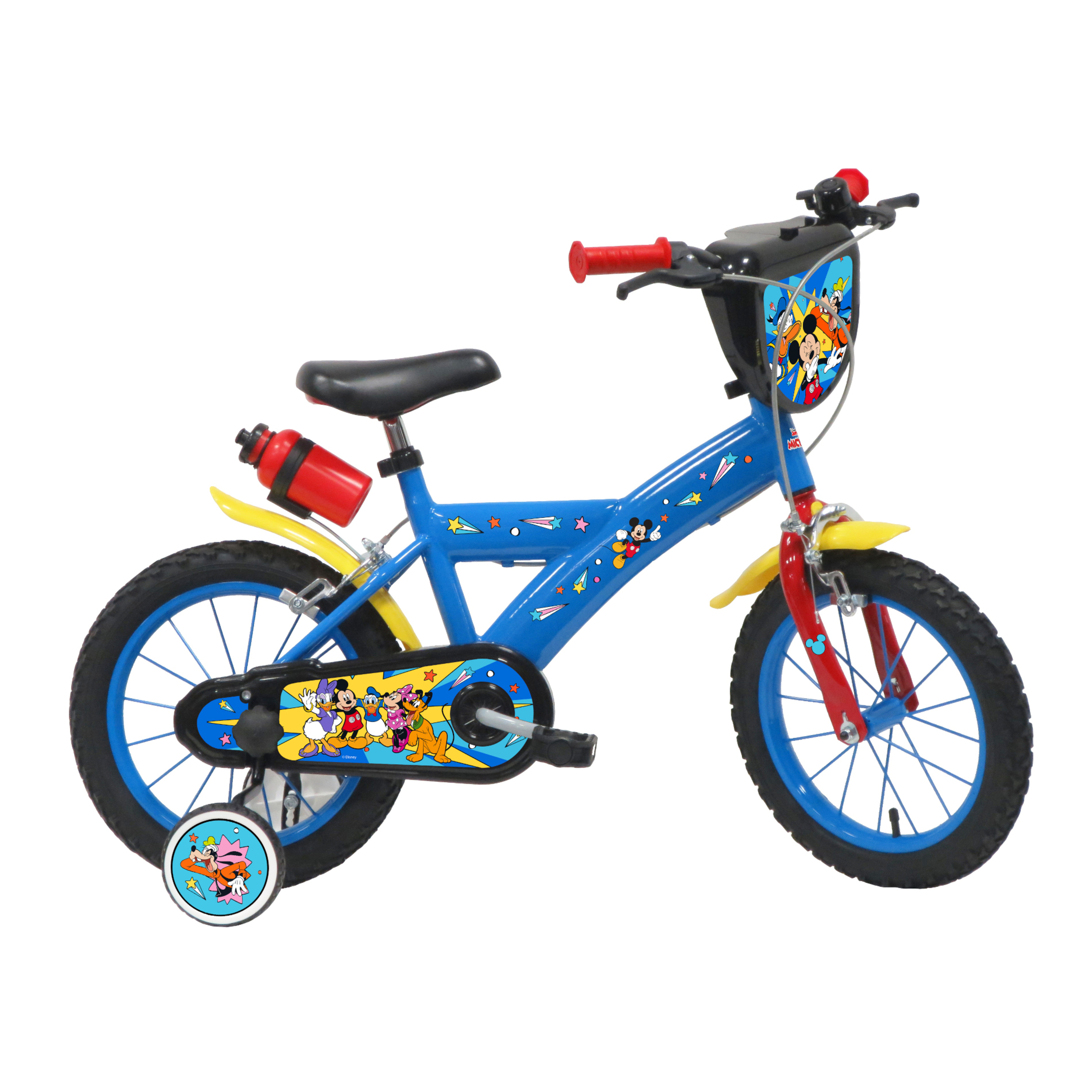 Bicicleta Niño 14 Pulgadas Mickey Mouse 4-6 Años - azul - 