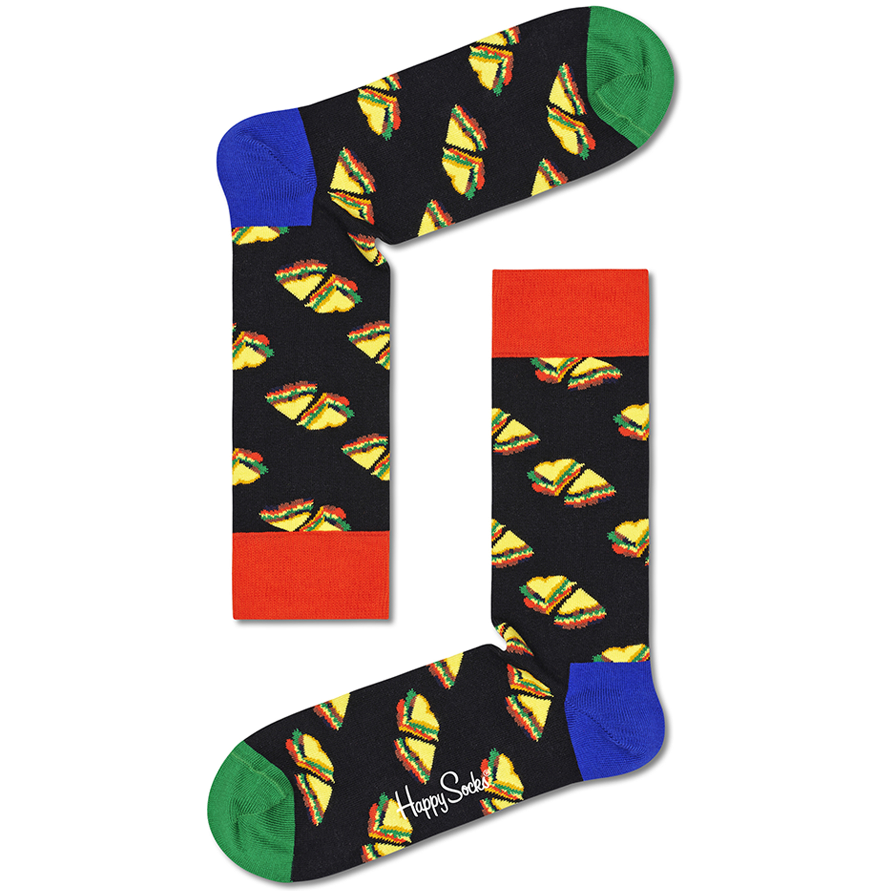 Calcetines Happy Socks Sandwich Corazón - Multicolor  MKP