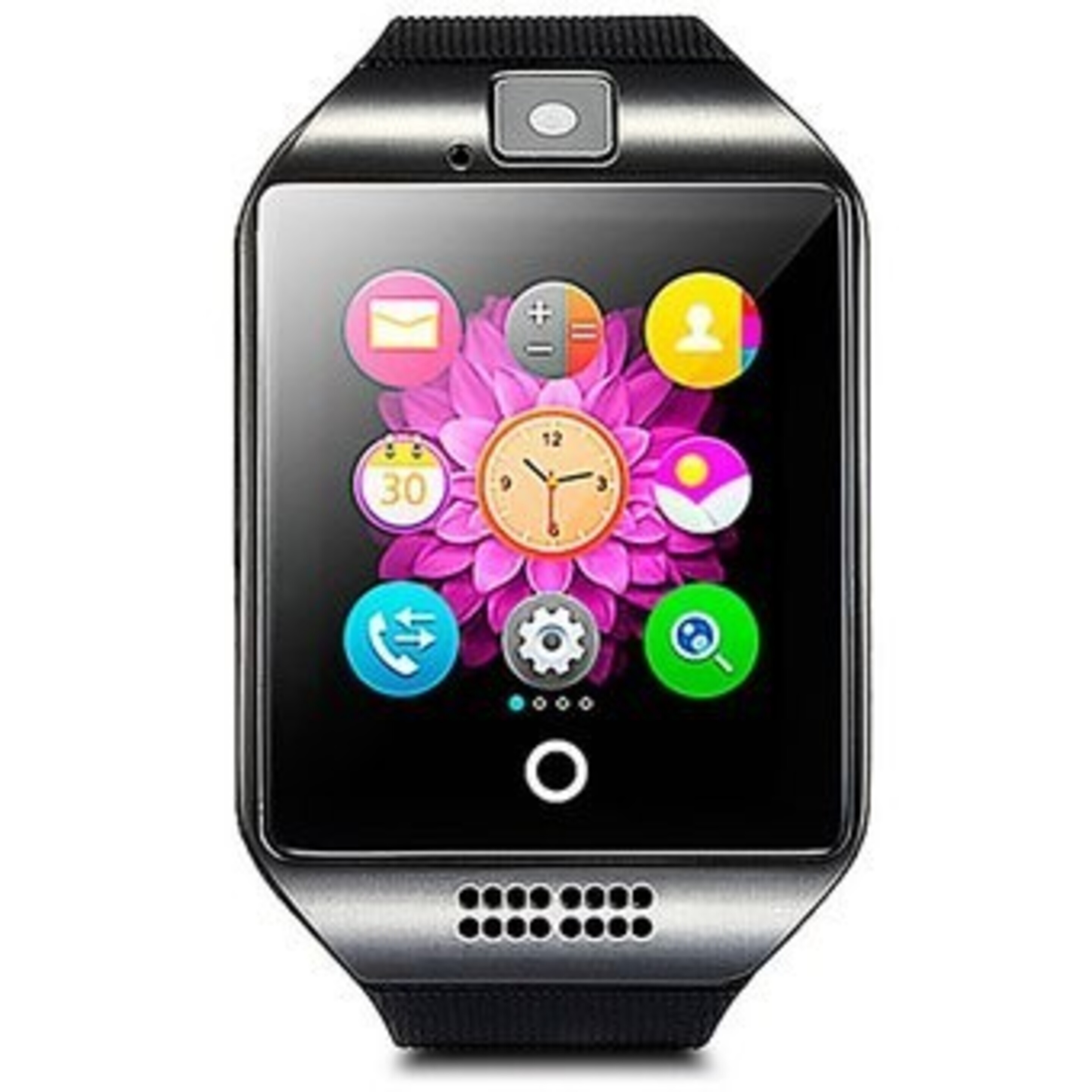 Lks Smartwatch Dz09 Multi-función Bluetooth, Cámara Frontal,slot Tarjeta Sim Y Microsd Dark Gray