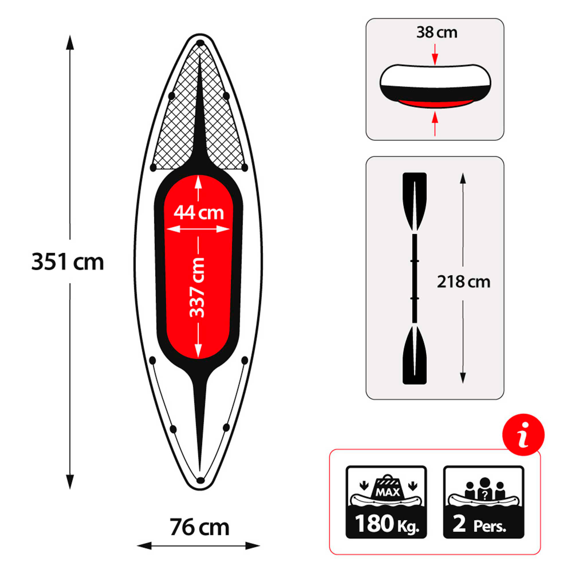 Kayak Hinchable Intex Challenger K2