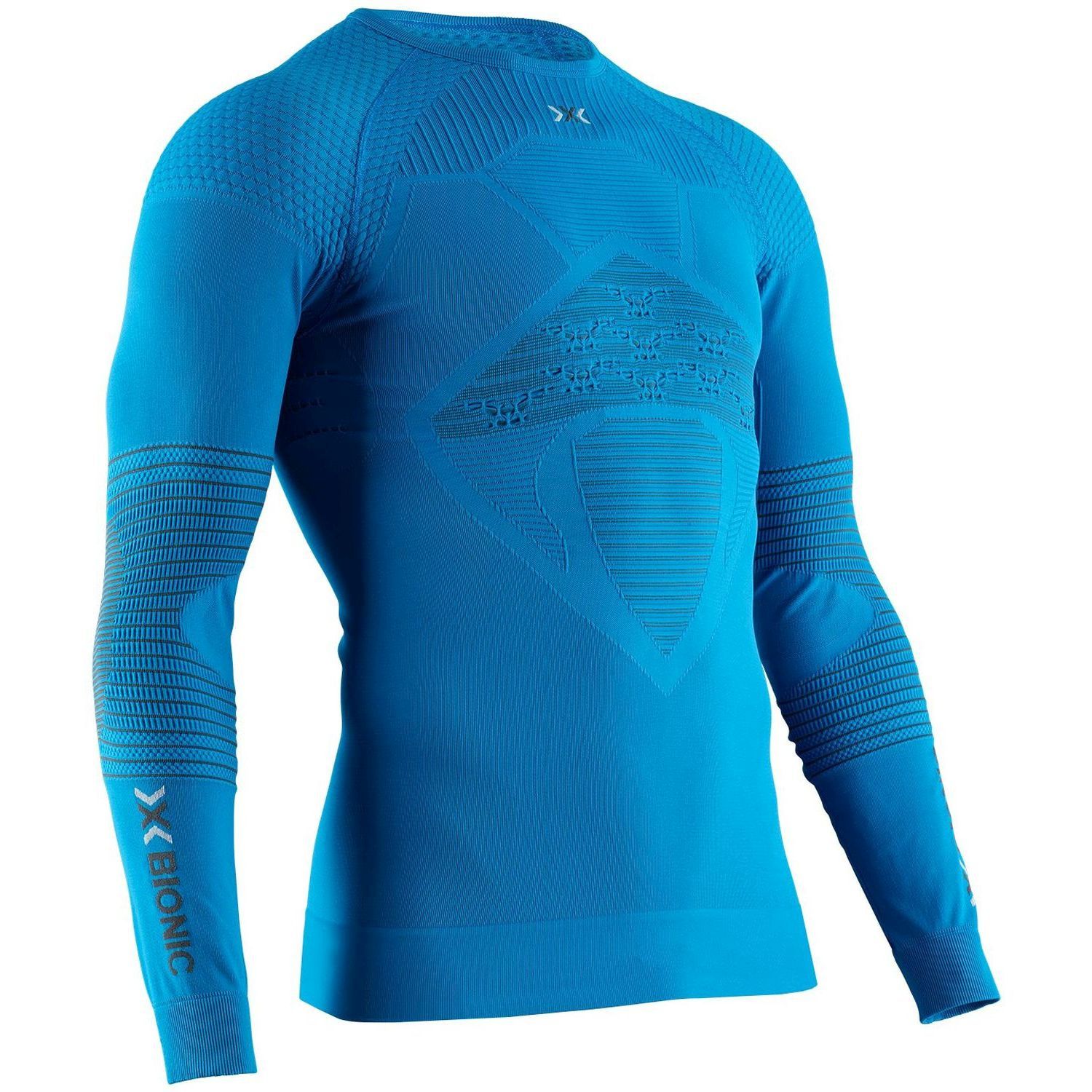 Camiseta X-bionic Ml C/redondo Energizer 4.0 - azul - 