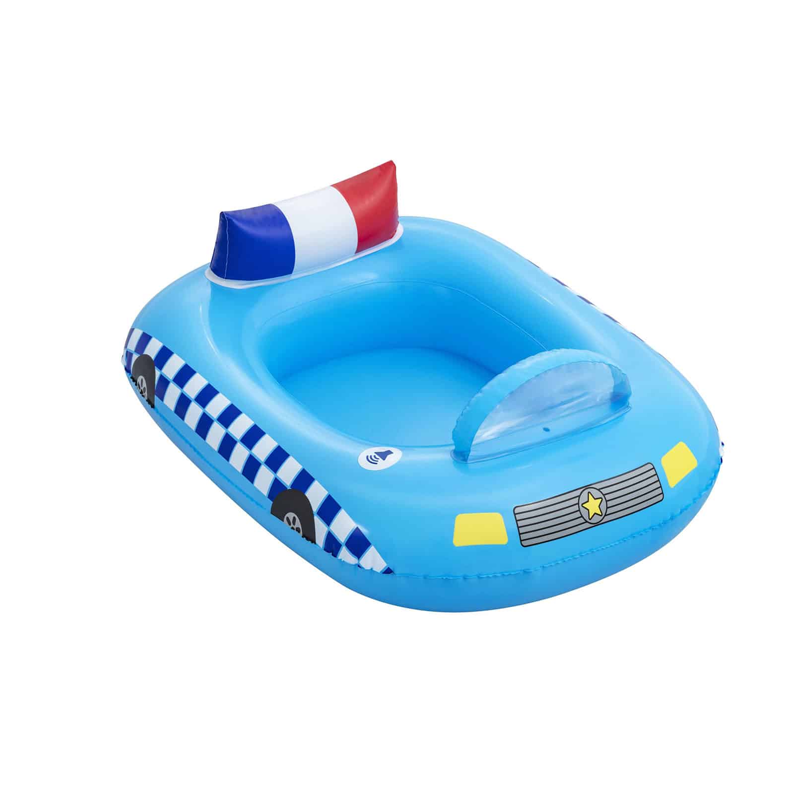 Barco Insuflável Carro De Polícia Bestway - azul - 