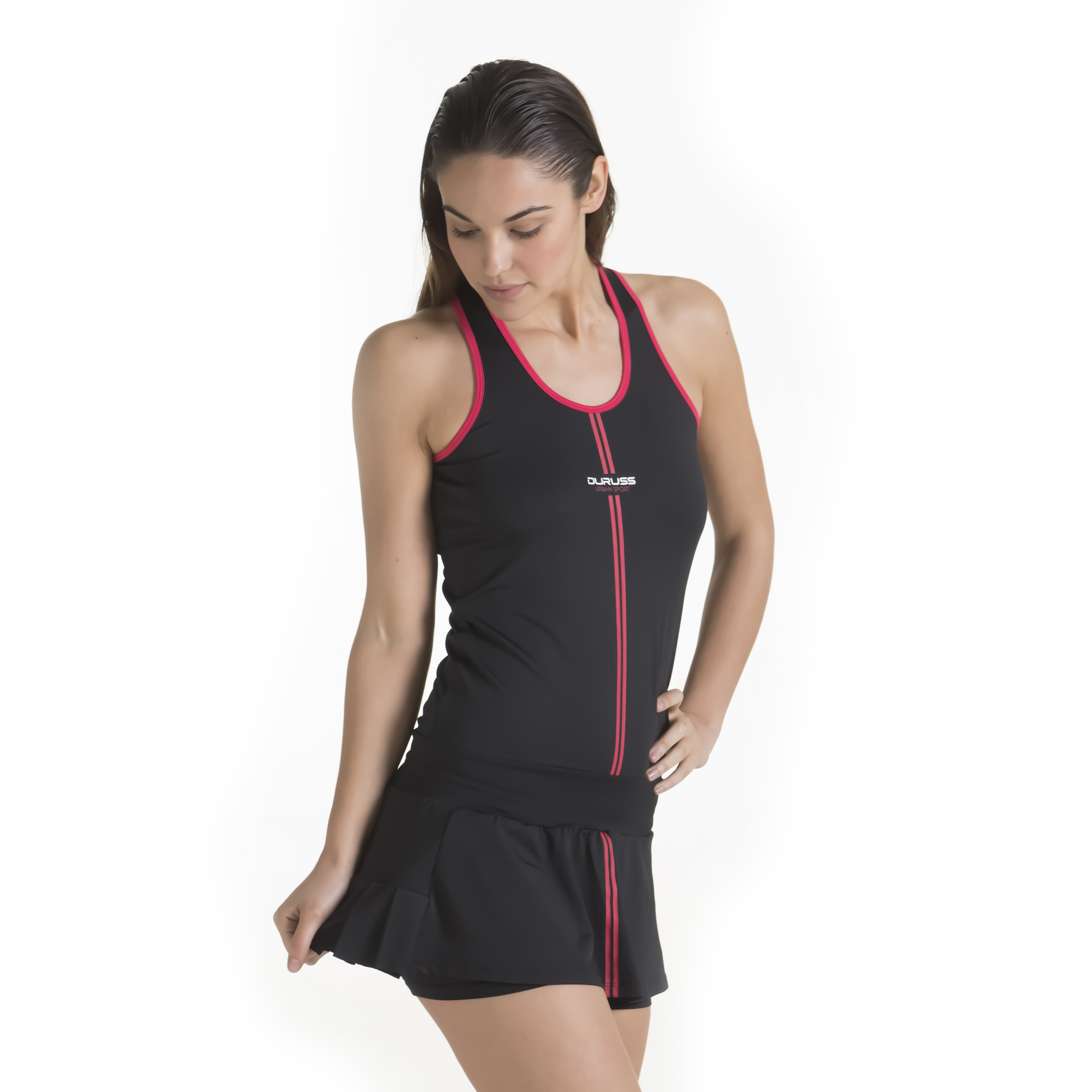 Vestido De Tirantes Con Short Interior Duruss Padel