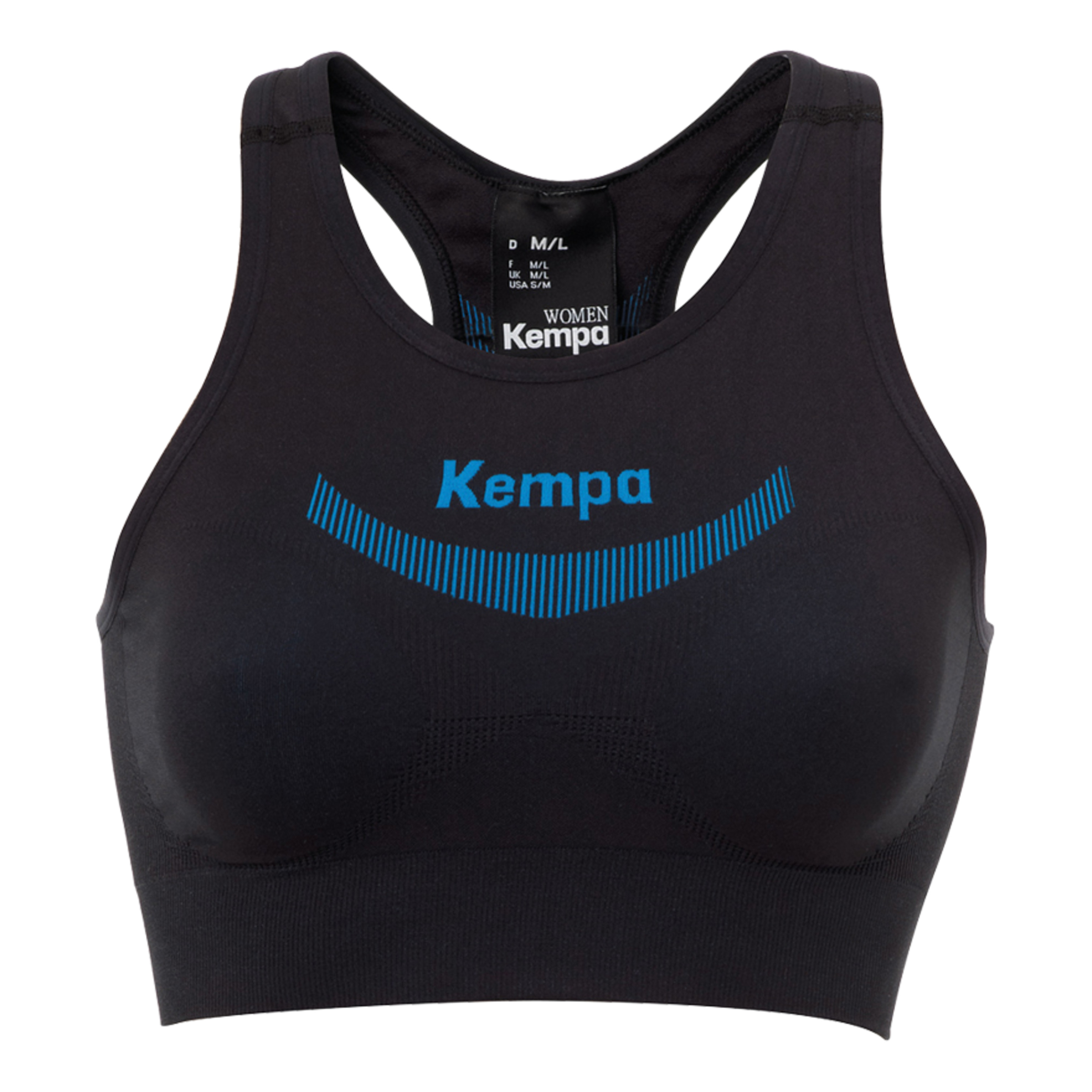 Attitude Pro Top De Mujer Negro/kempa Azul Kempa - negro_azul  MKP