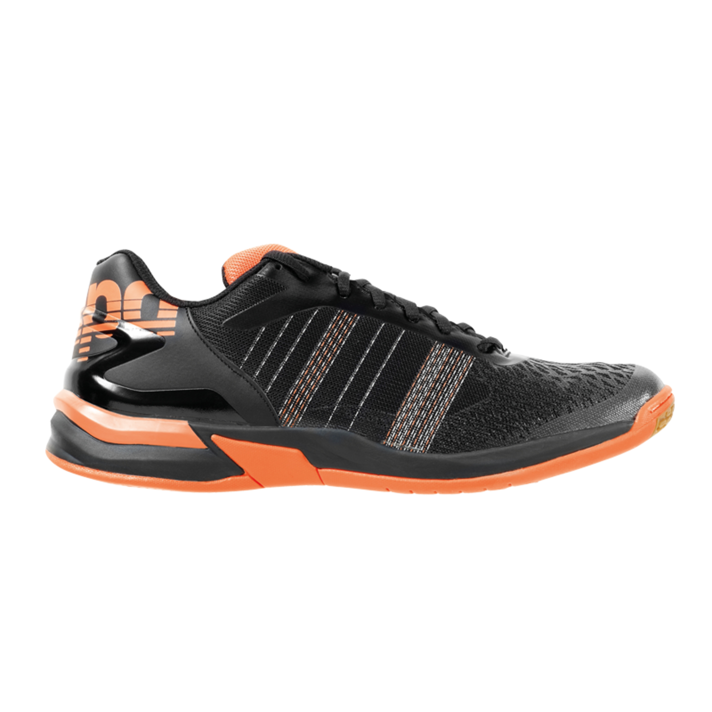 Zapatilla De Balonmano Attack Contender Negro/naranja Fluor Kempa