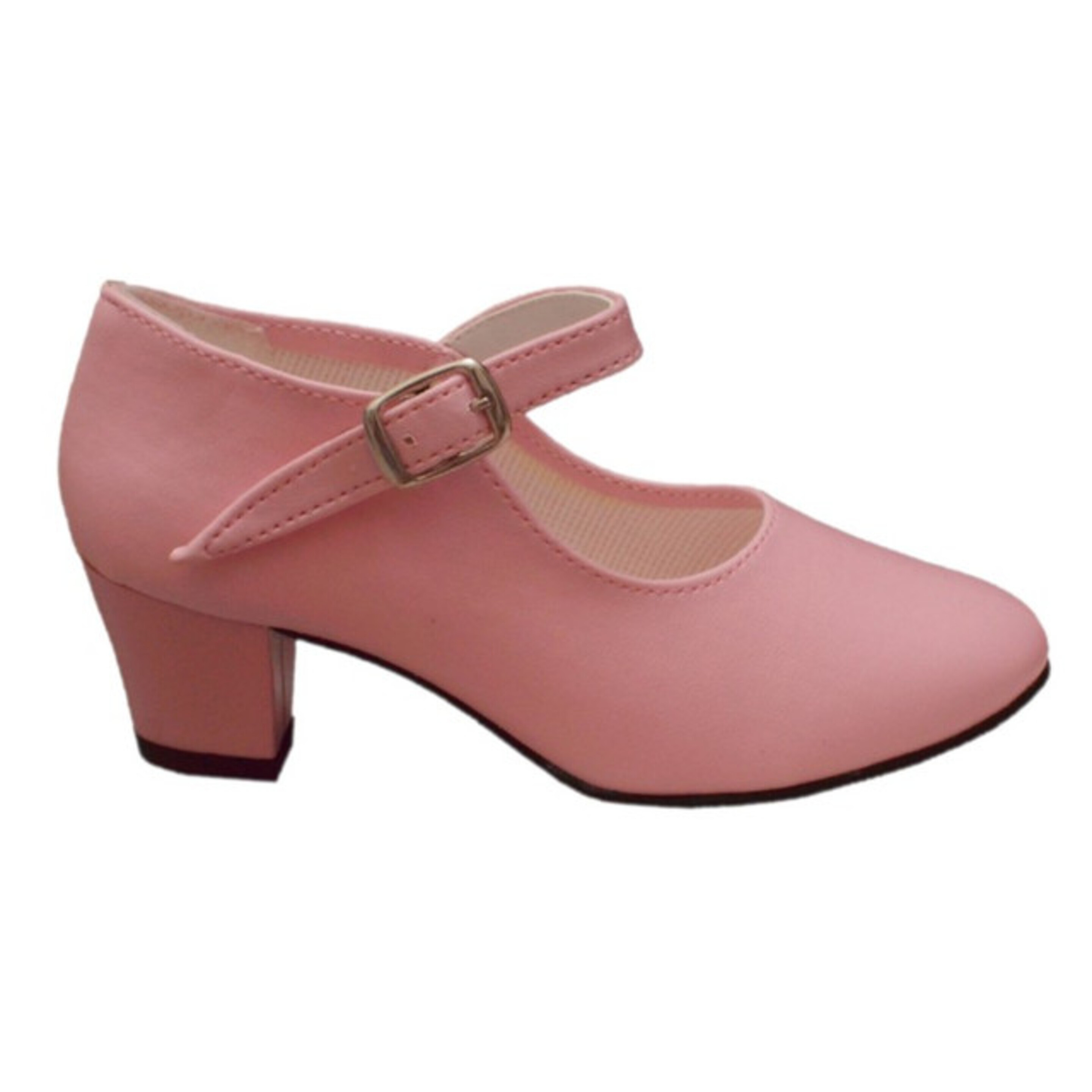 Zapatos Para Baile Flamenco Economicos Iniciacion Con Hebilla D´pertíñez - rosa - 