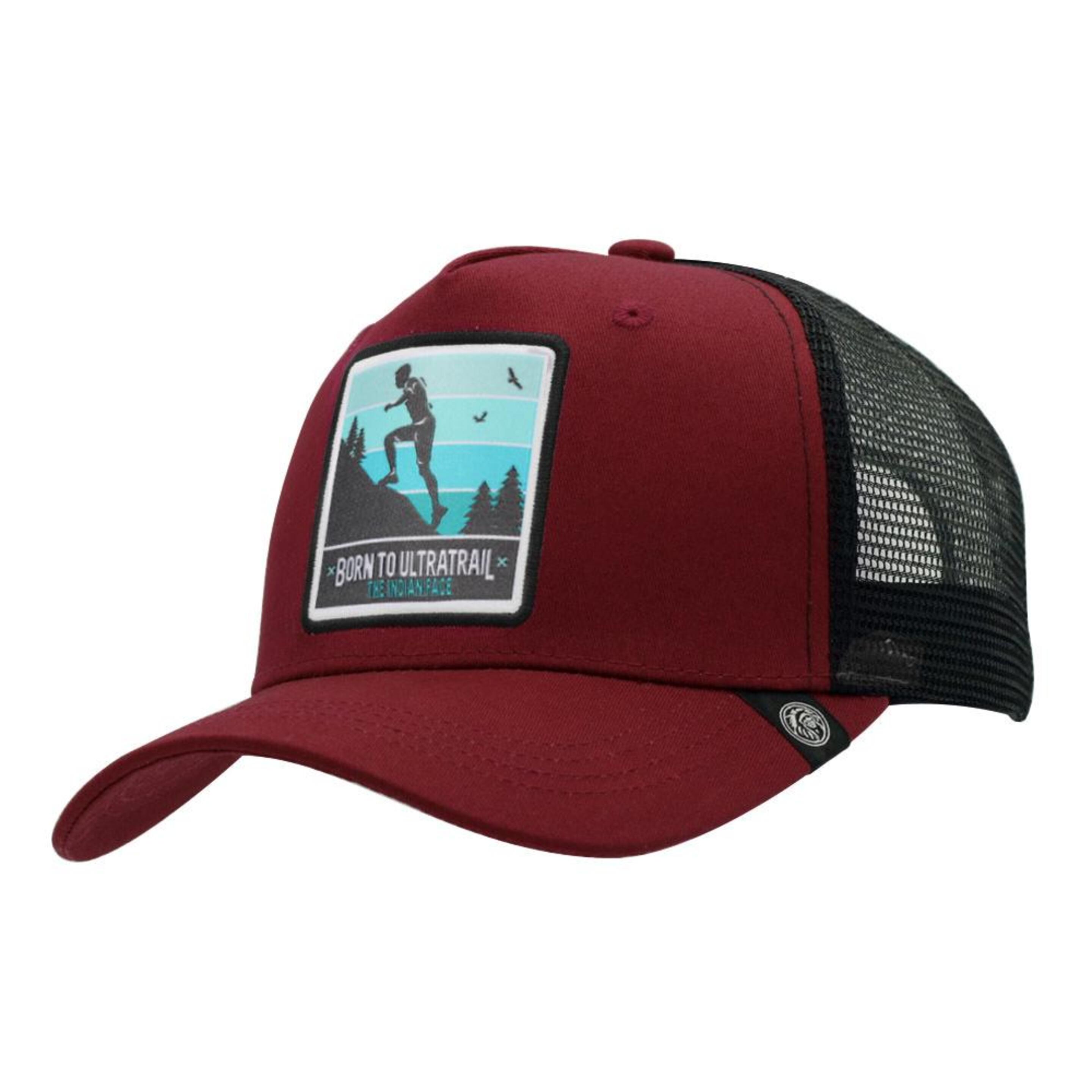 Gorra Trucker Born To Ultratrail Rojo The Indian Face Para Hombre Y Mujer