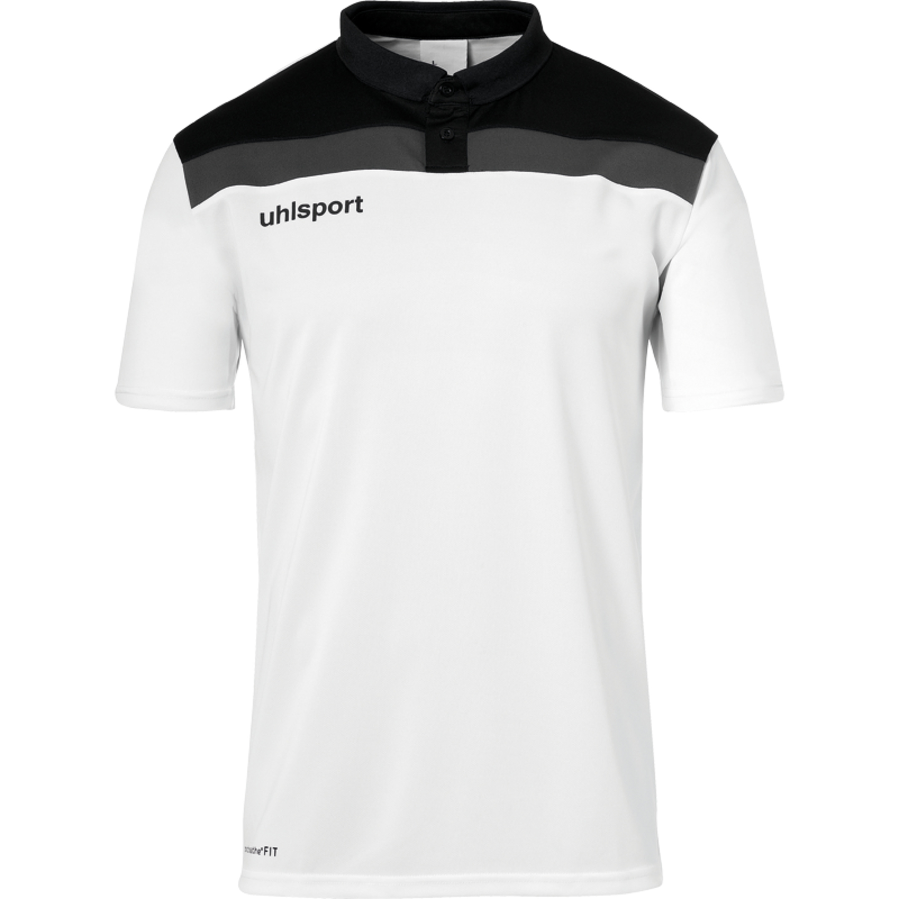 Offense 23 Polo Shirt Blanco/negro/antracita Uhlsport