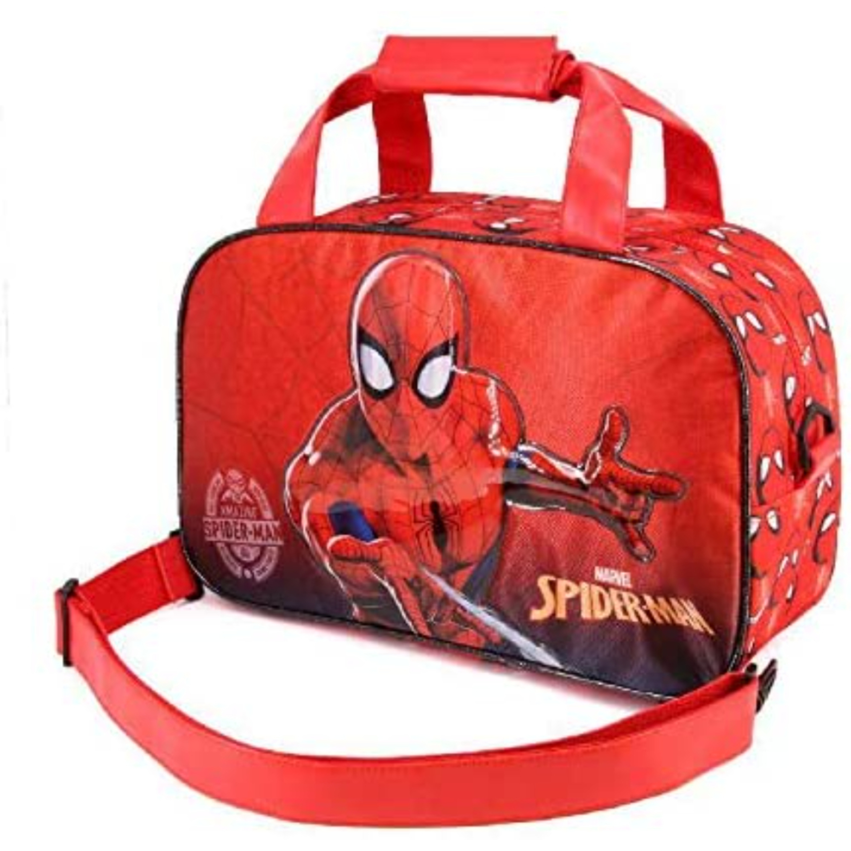Bolsa De Deporte Spiderman 66304 - Rojo  MKP