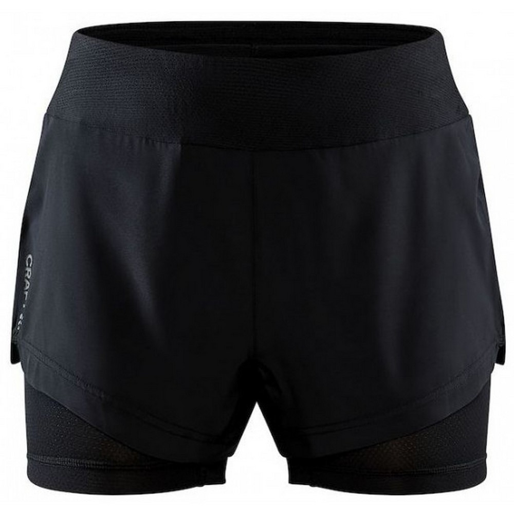 Pantalones Cortos Diseño 2 En 1 Craft Adv Essence - negro - 
