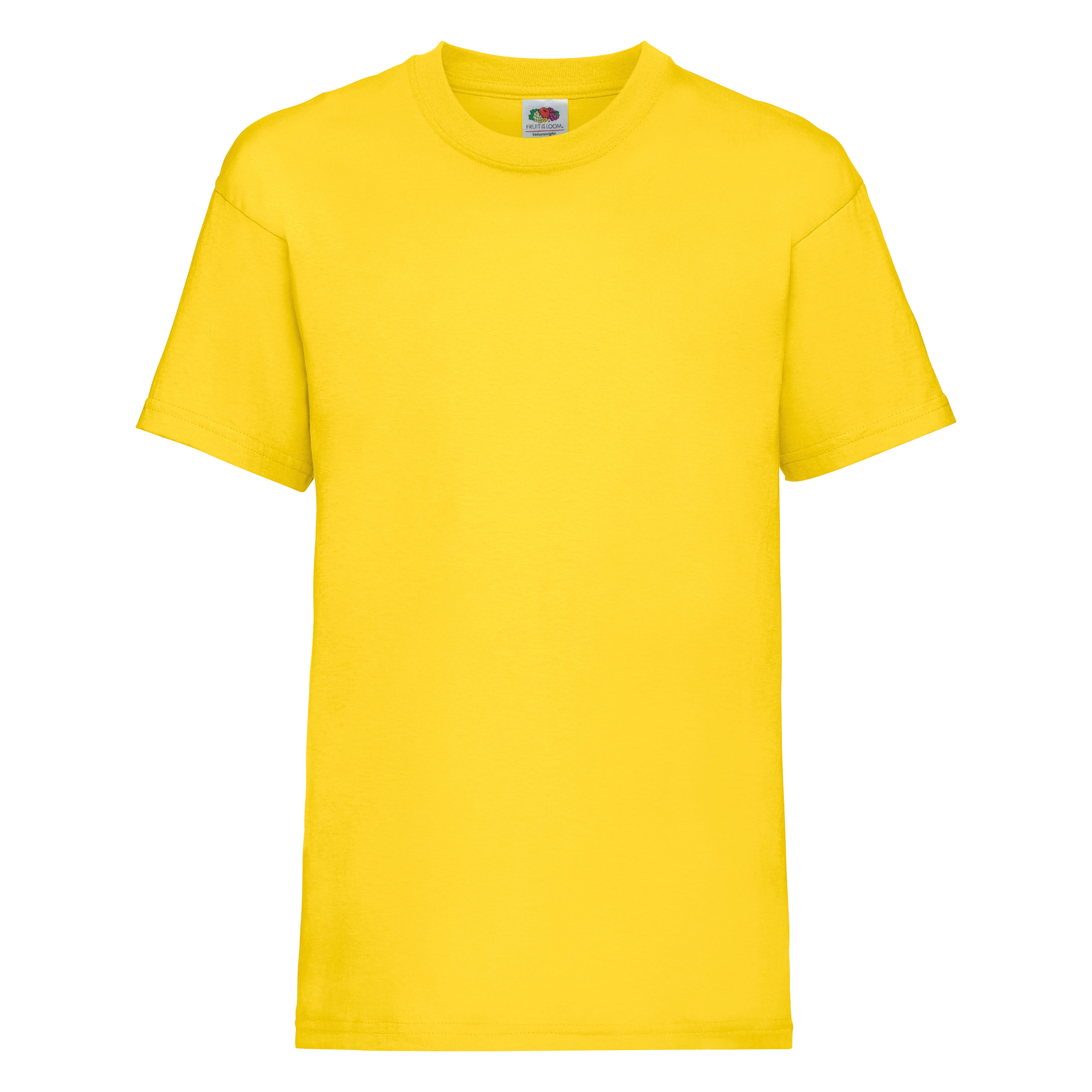 Camiseta Básica De Manga Corta 100% Algodon (paquete De 2) - amarillo - 