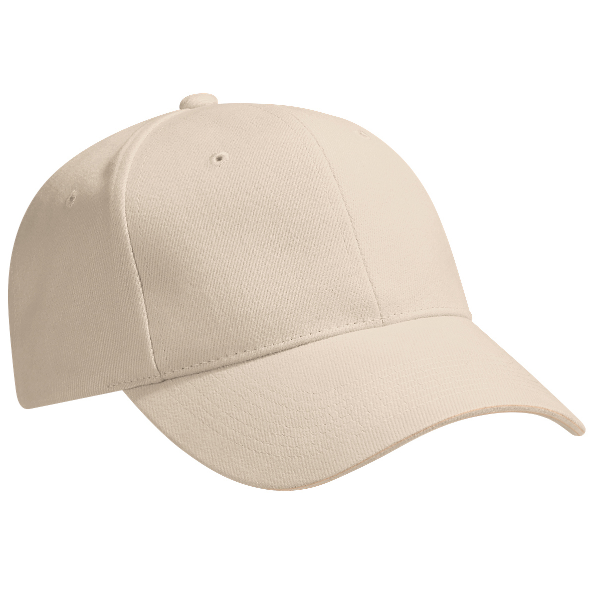 Unisex Prostyle Heavy Brushed Cotton Baseball Cap / Headwear (pack De 2) Beechfield