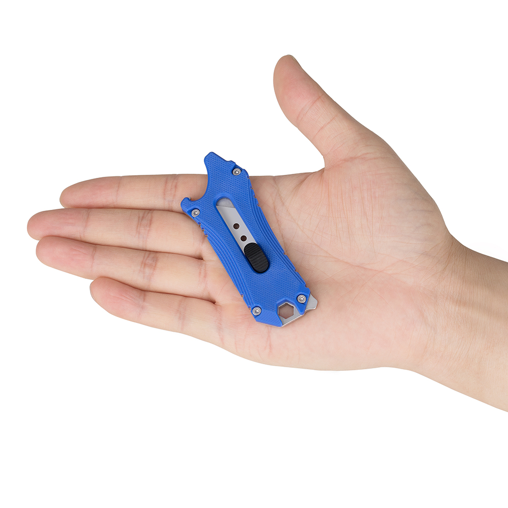Cutter Otacle 5-en-1 Olight - Azul - Cuchillo Utilitario Edc Compacto  MKP