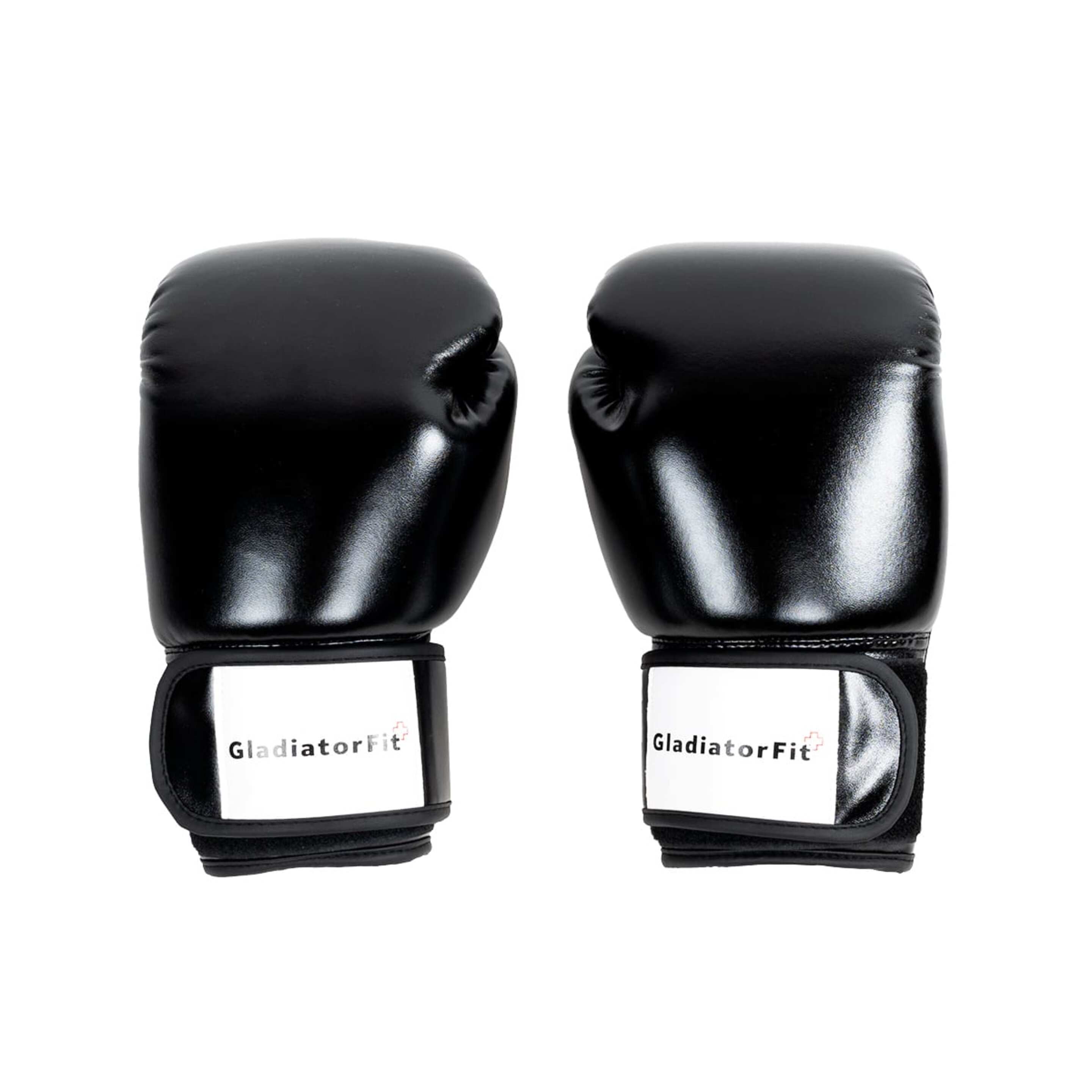 Guantes De Boxeo De Cuero Artificial 12 Oz