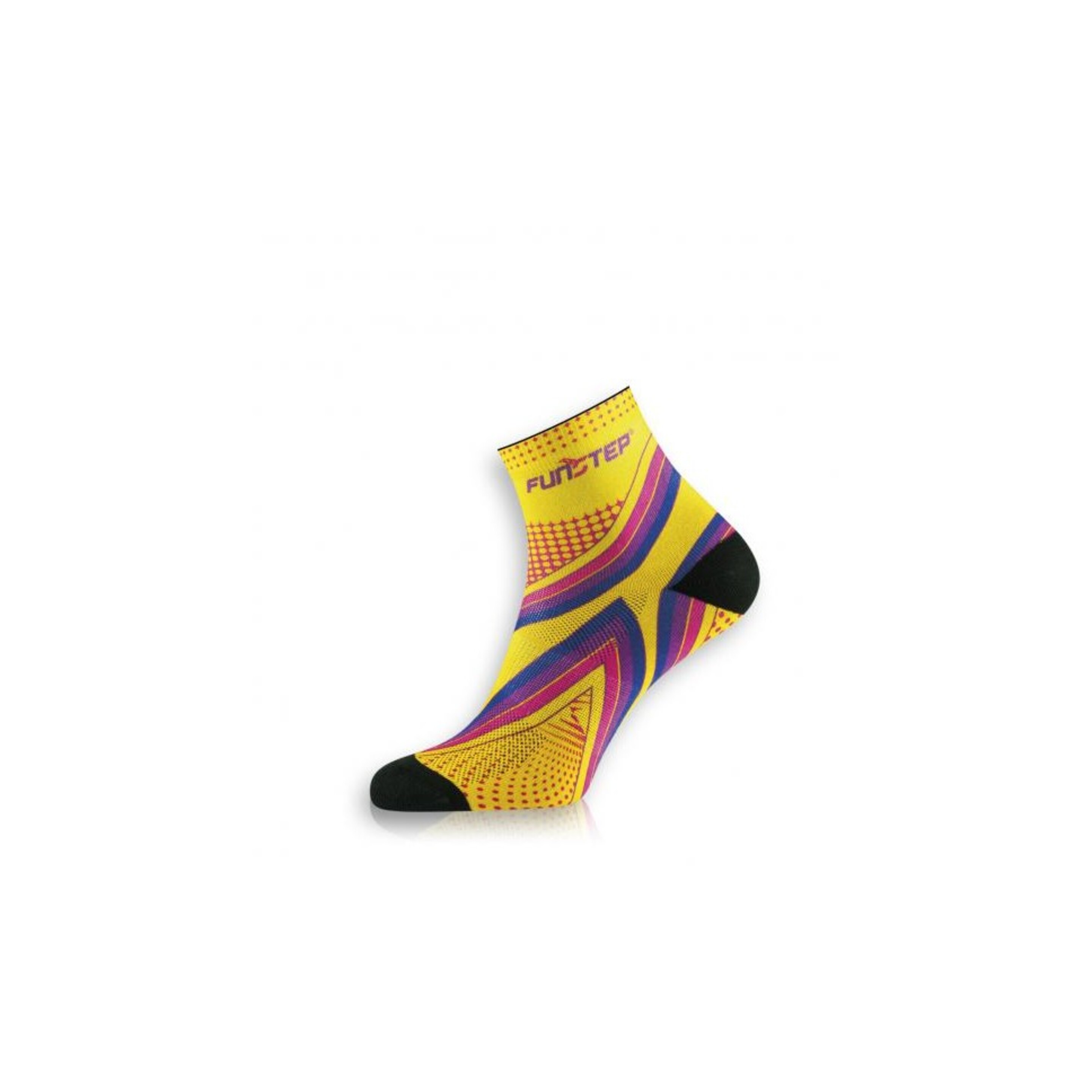 Calcetín Running Protección Amarillo/morado Short