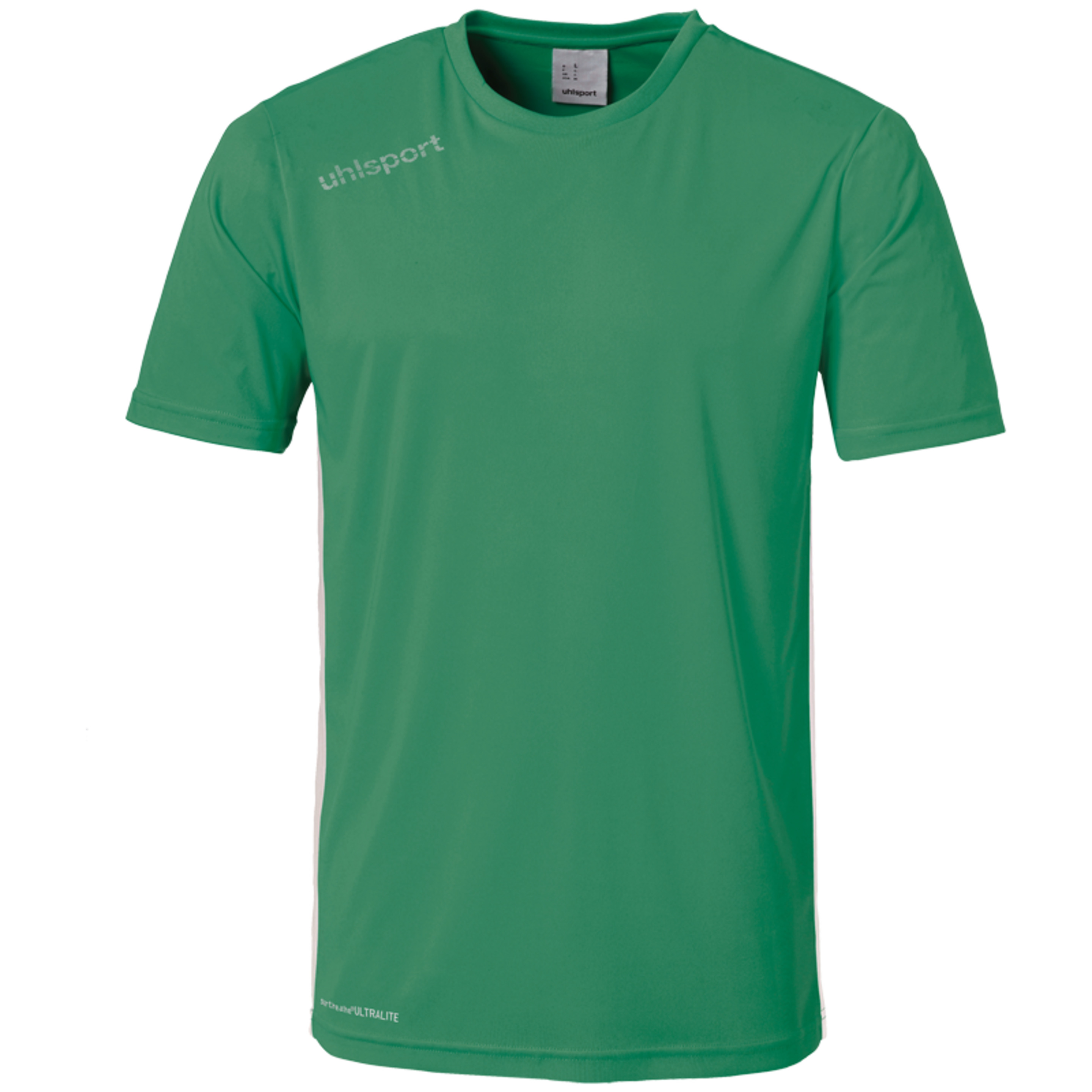 Essential Shirt Ss Verde/blanco Uhlsport - blanco-verde - 