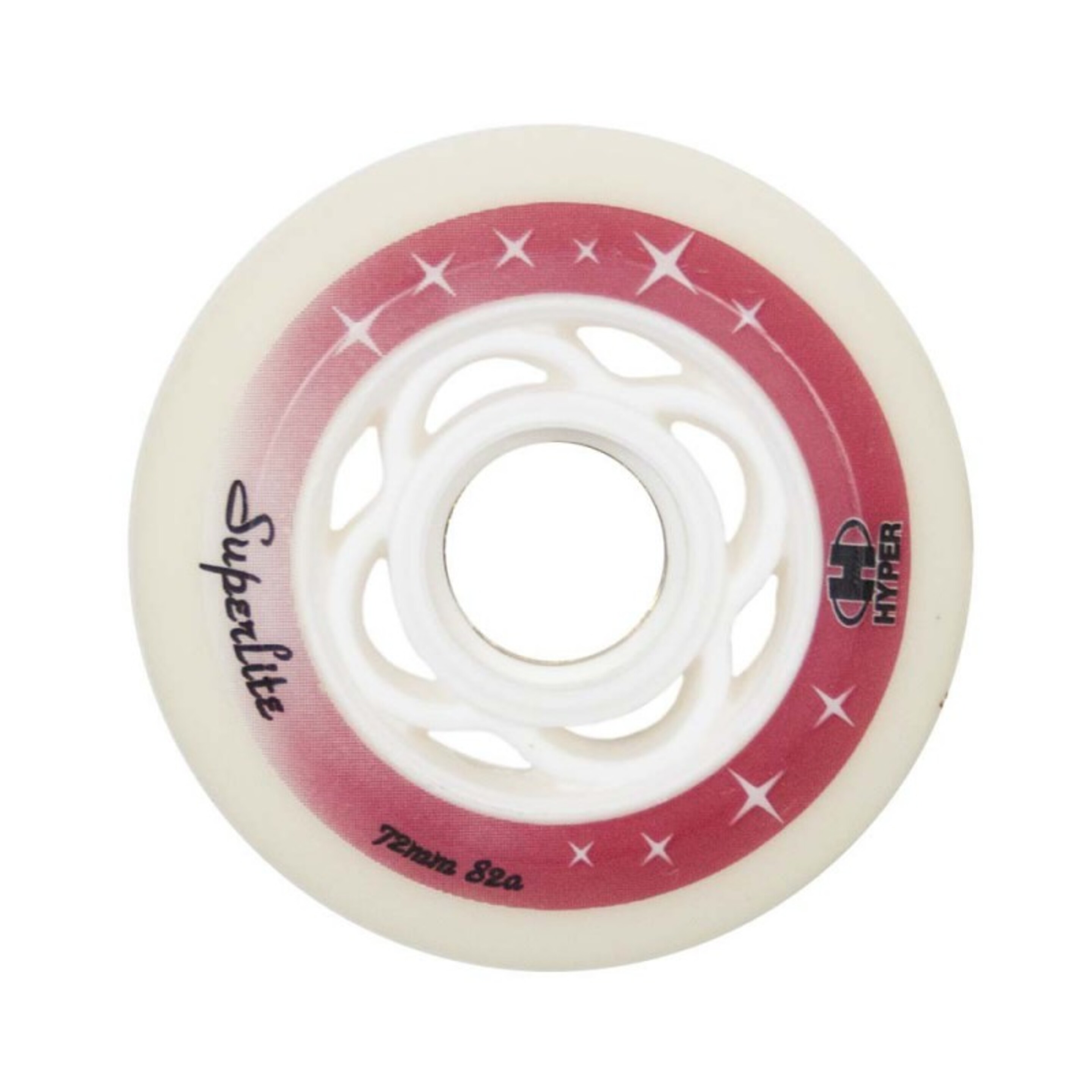 Rueda Hyper Patín Performance Superlite 72mm-82a Blanco 4ud