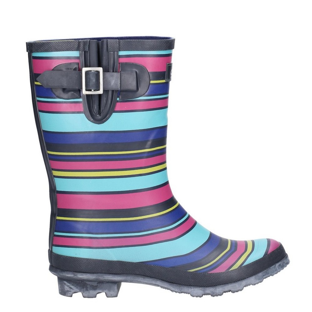 /ladies Elasticated Mid Calf Wellington Boot Cotswold Paxford