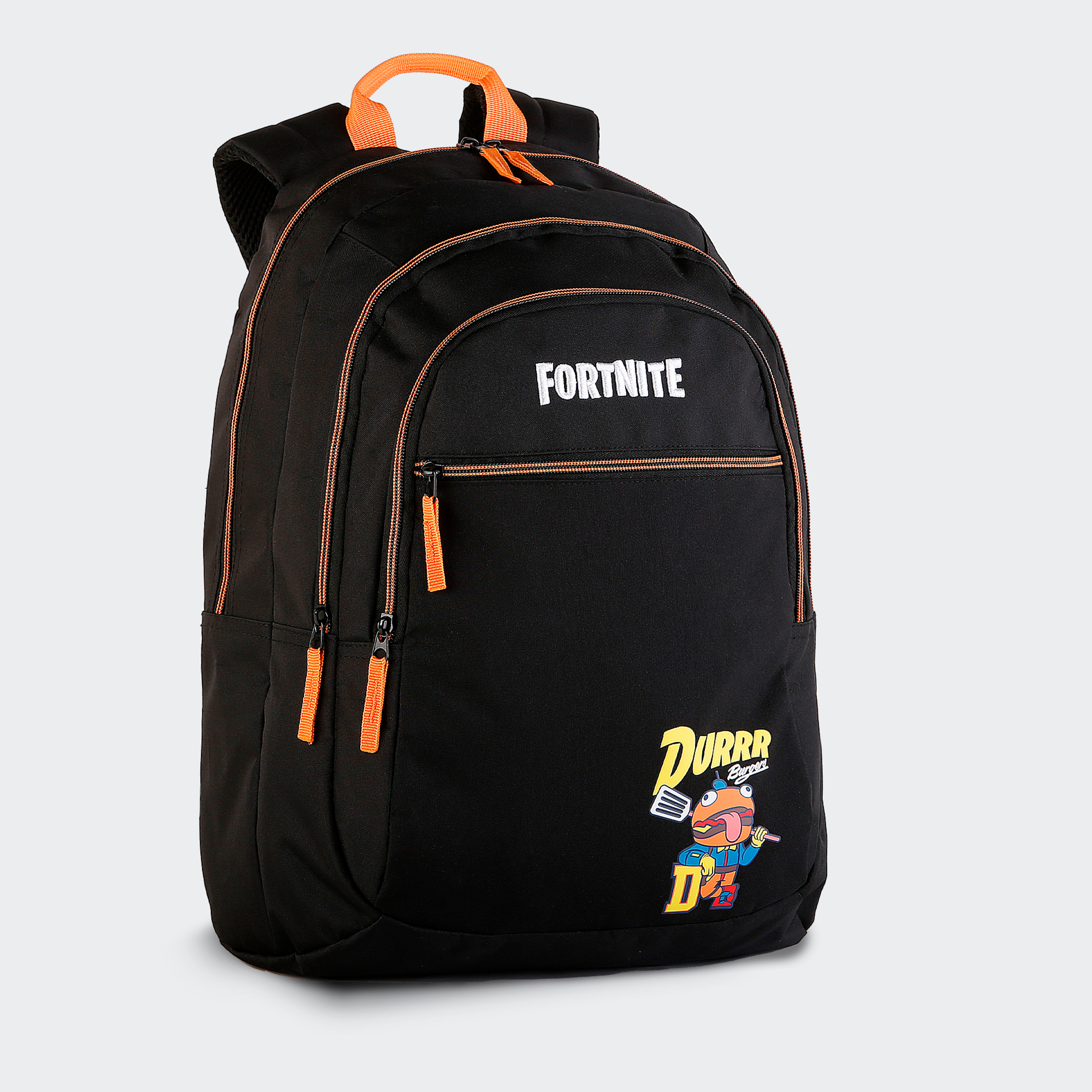 Mochila Escolar Fortnite Durrr Primaria Doble Compartimento